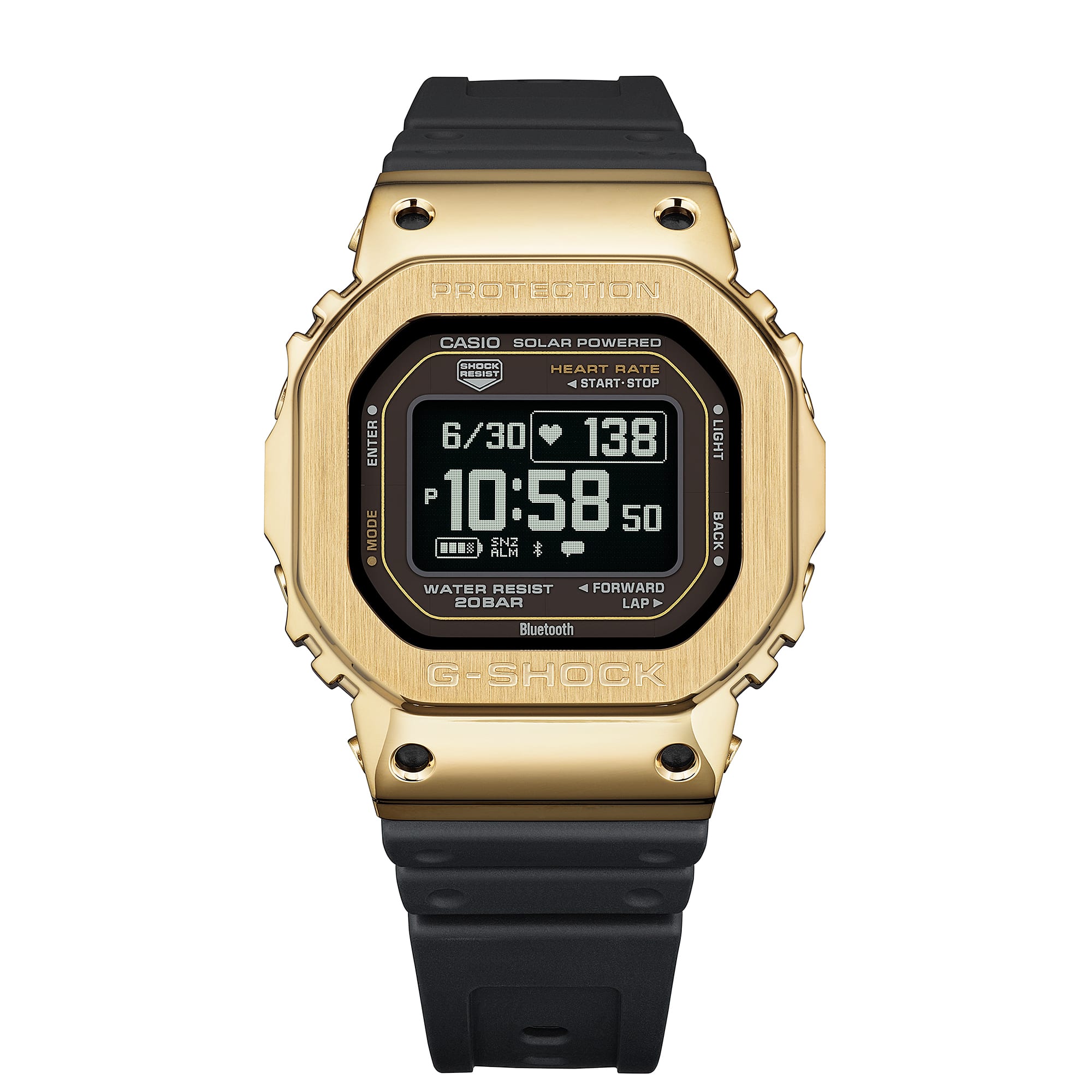 G-Shock G-SQUAD Gold Men's Solar Digital Watch GMH5600-9D