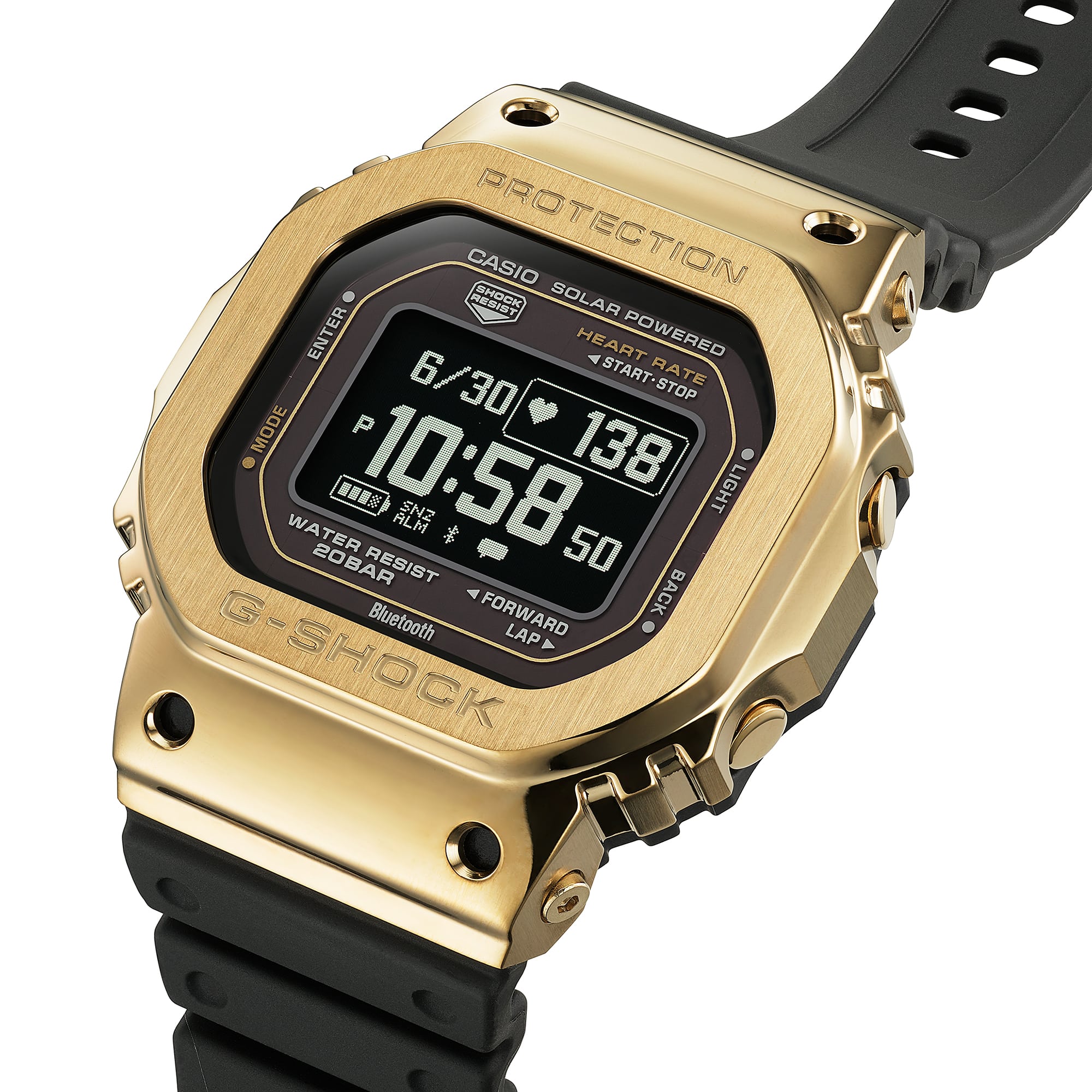 G-Shock G-SQUAD Gold Men's Solar Digital Watch GMH5600-9D