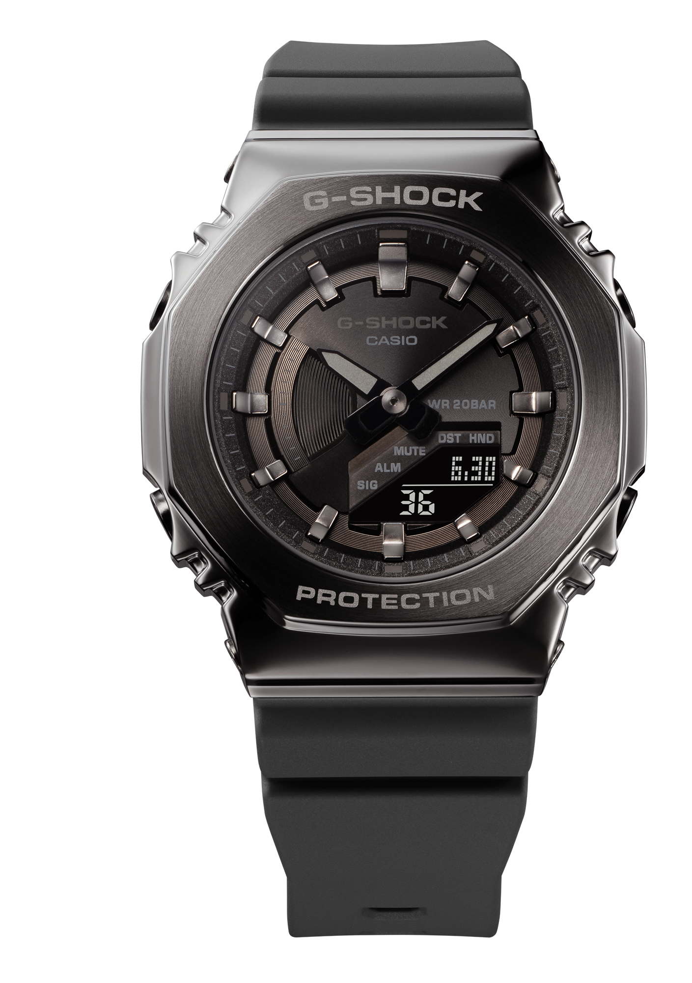 G-Shock Digital Black Resin Band Watch GMS2100B-8A