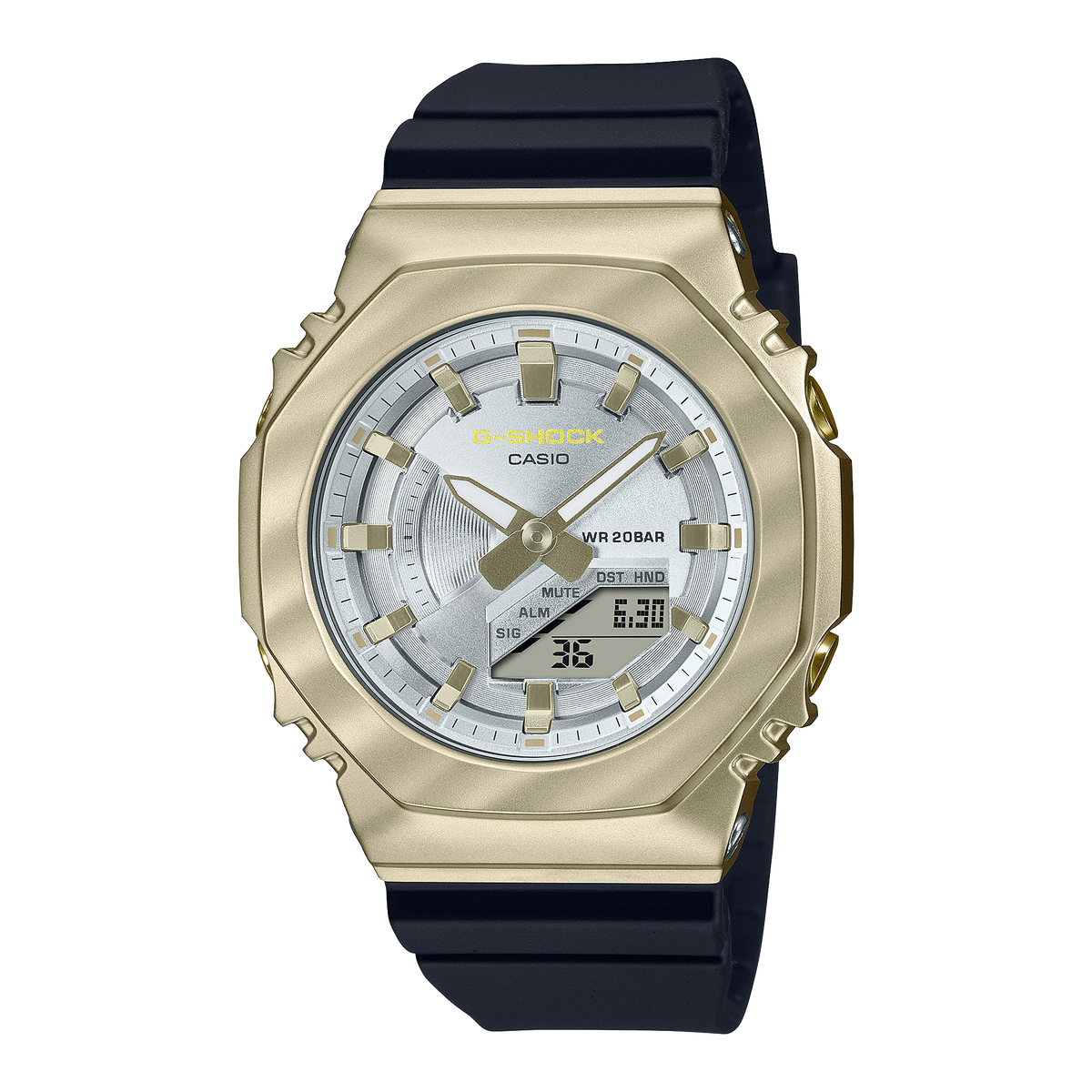 G-Shock Analog Digital Black Resin Band Watch GMS2100BC-1A