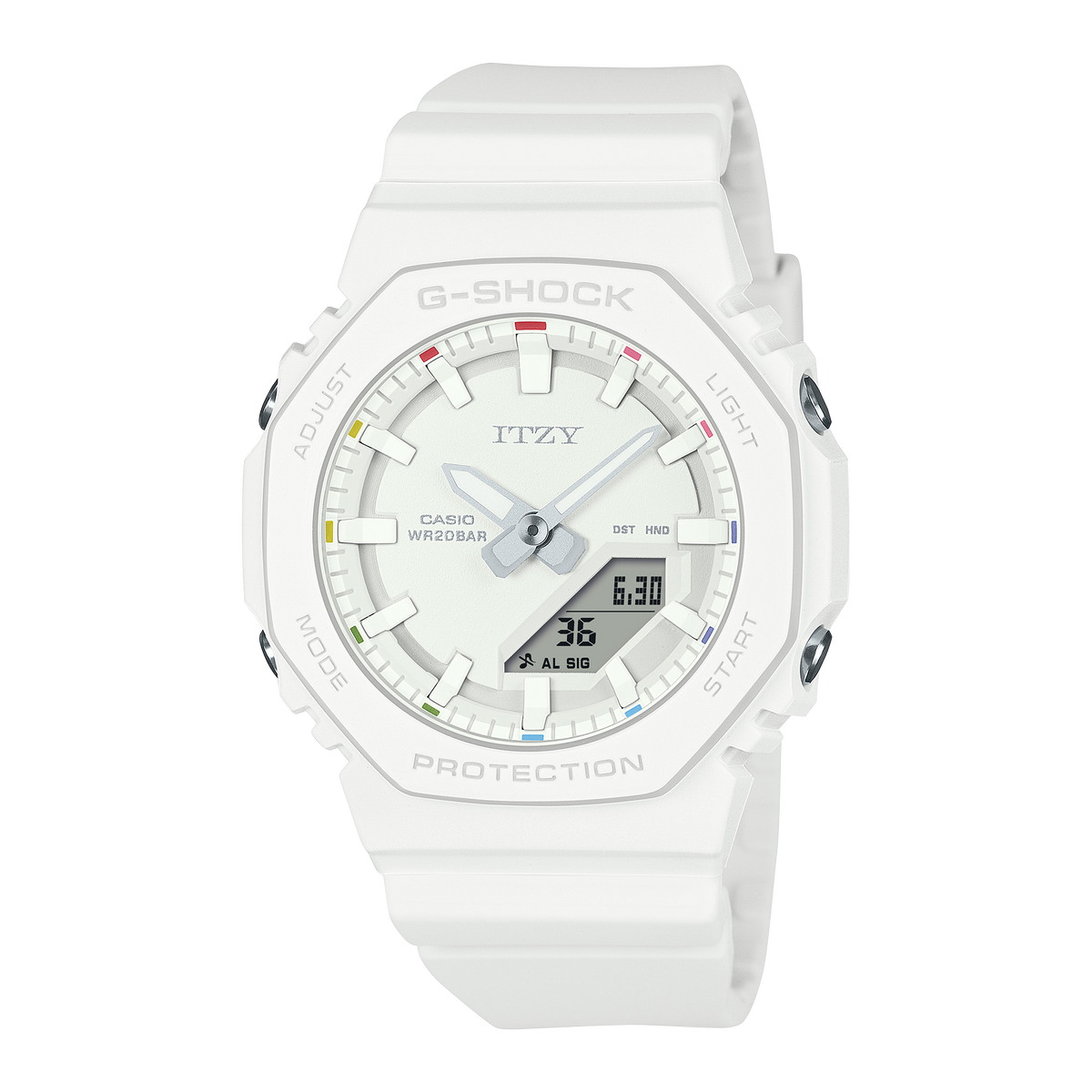 G-Shock Analog Digital Itzy Collaboration White Resin Band GMAP2100IT-7A