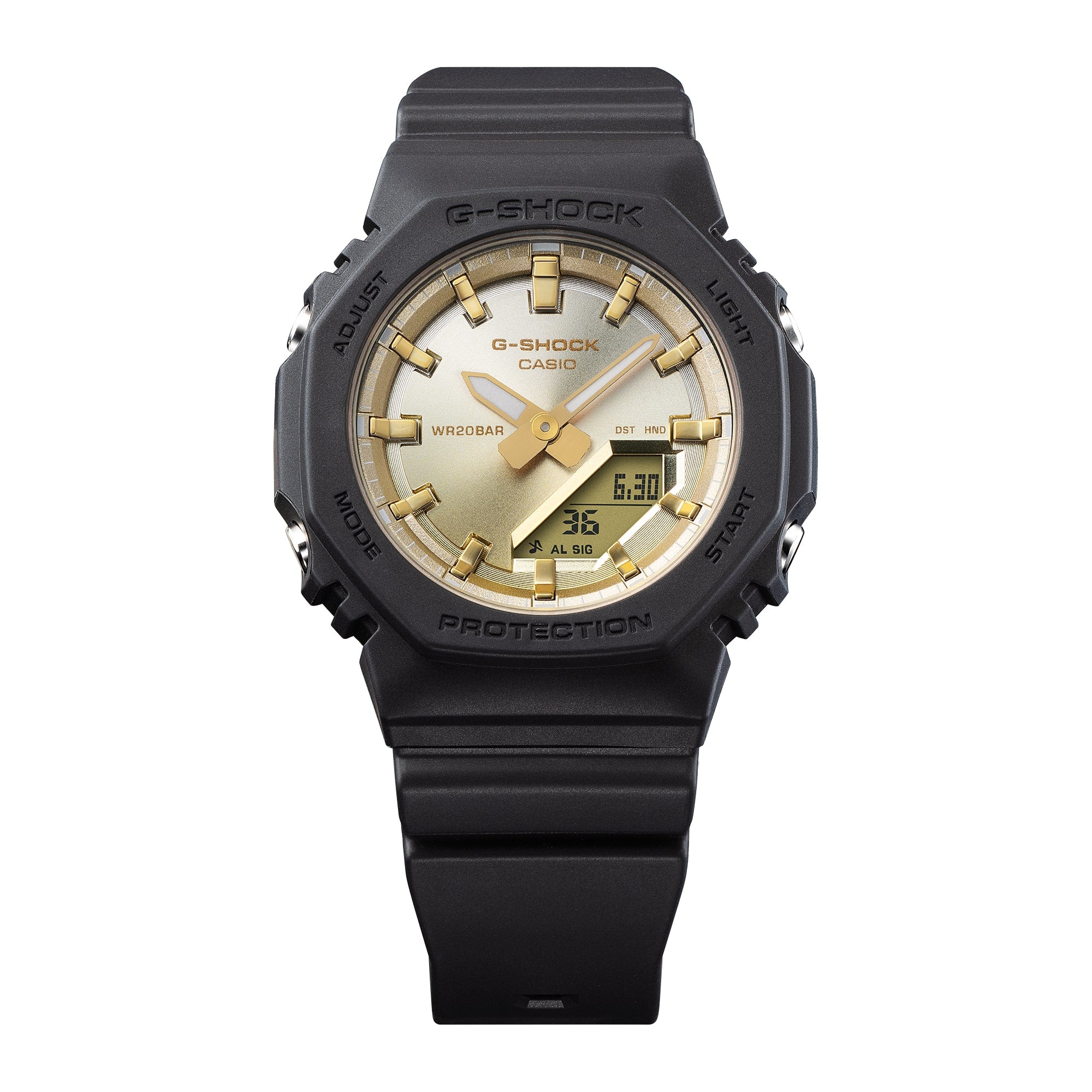 G-Shock Analog Digital Black Resin Band Watch GMAP2100SG-1A