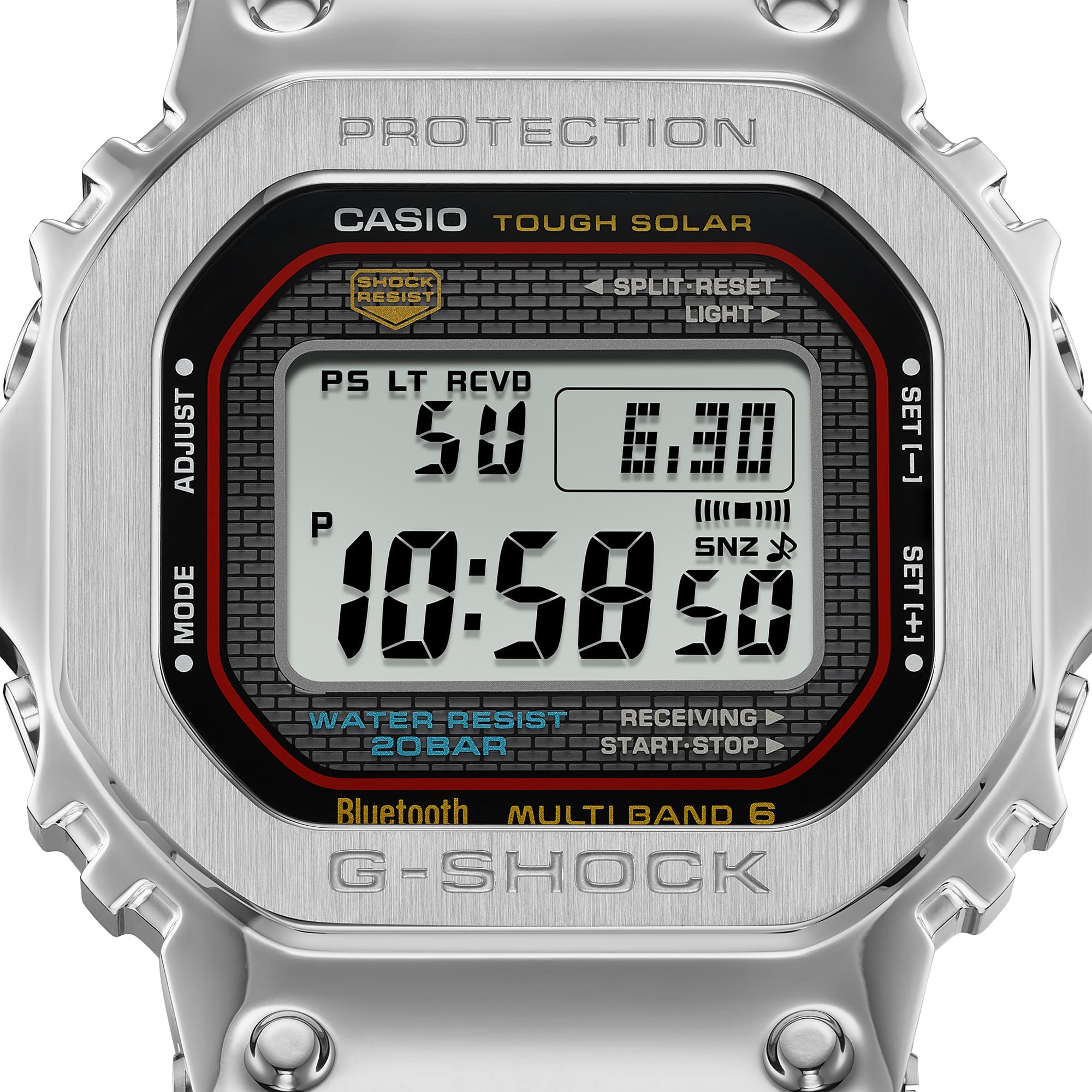 G-Shock Full Metal 5000 Series Stainless Steel Watch GMWB5000D-1C