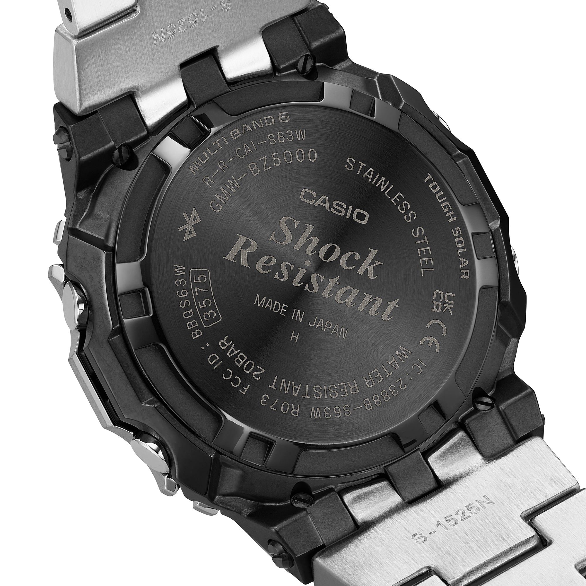 G-Shock Full Metal Black Dial Stainless Steel Watch GMWBZ5000D-1D