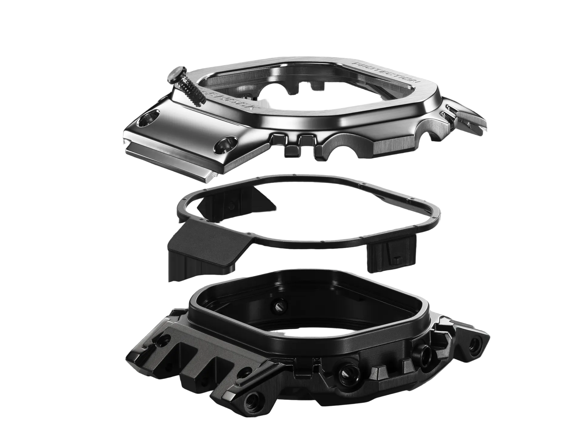 G-Shock Full Metal Black Dial Stainless Steel Watch GMWBZ5000D-1D