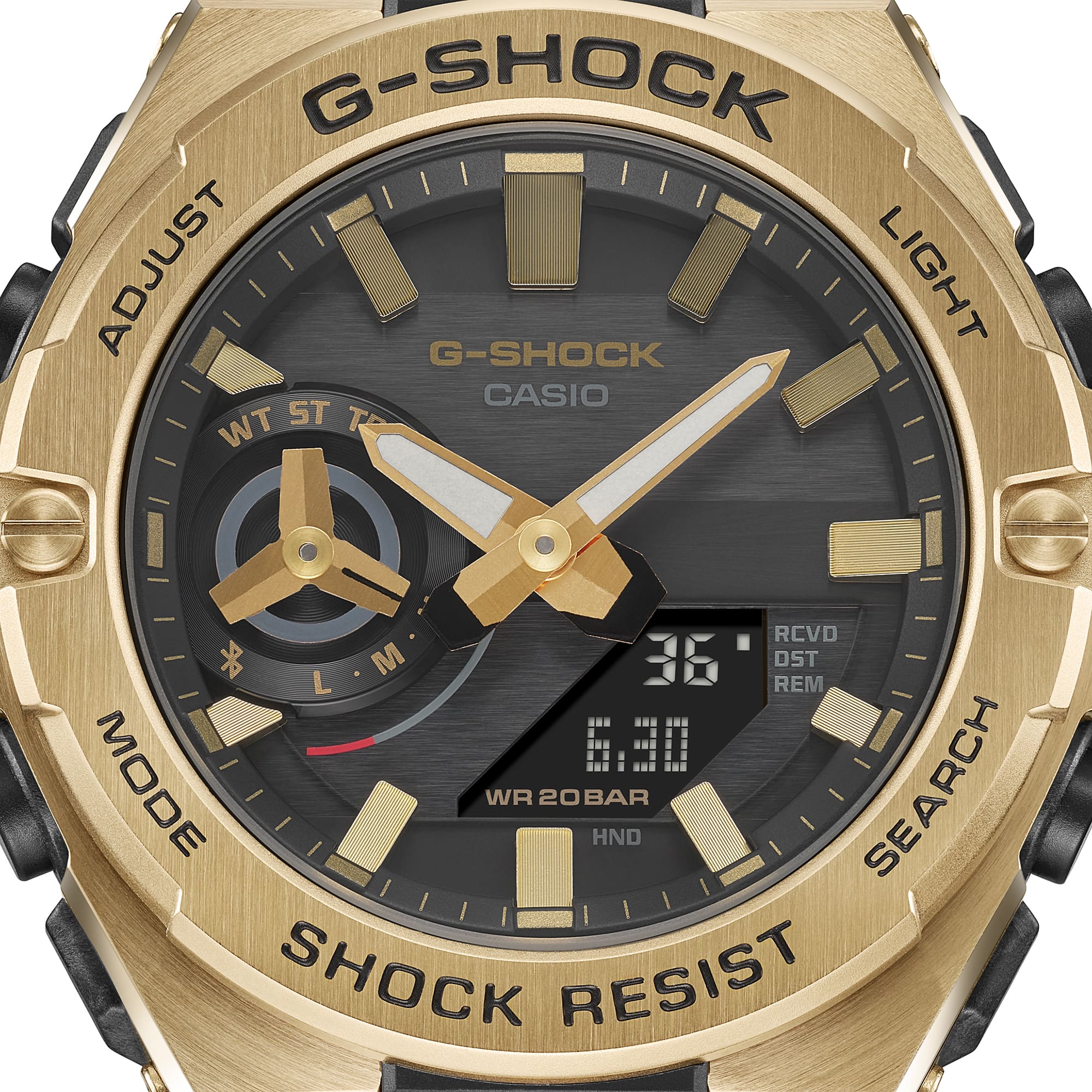 G-Shock Gold Stainless Steel Solar Watch GSTB500GD-9A