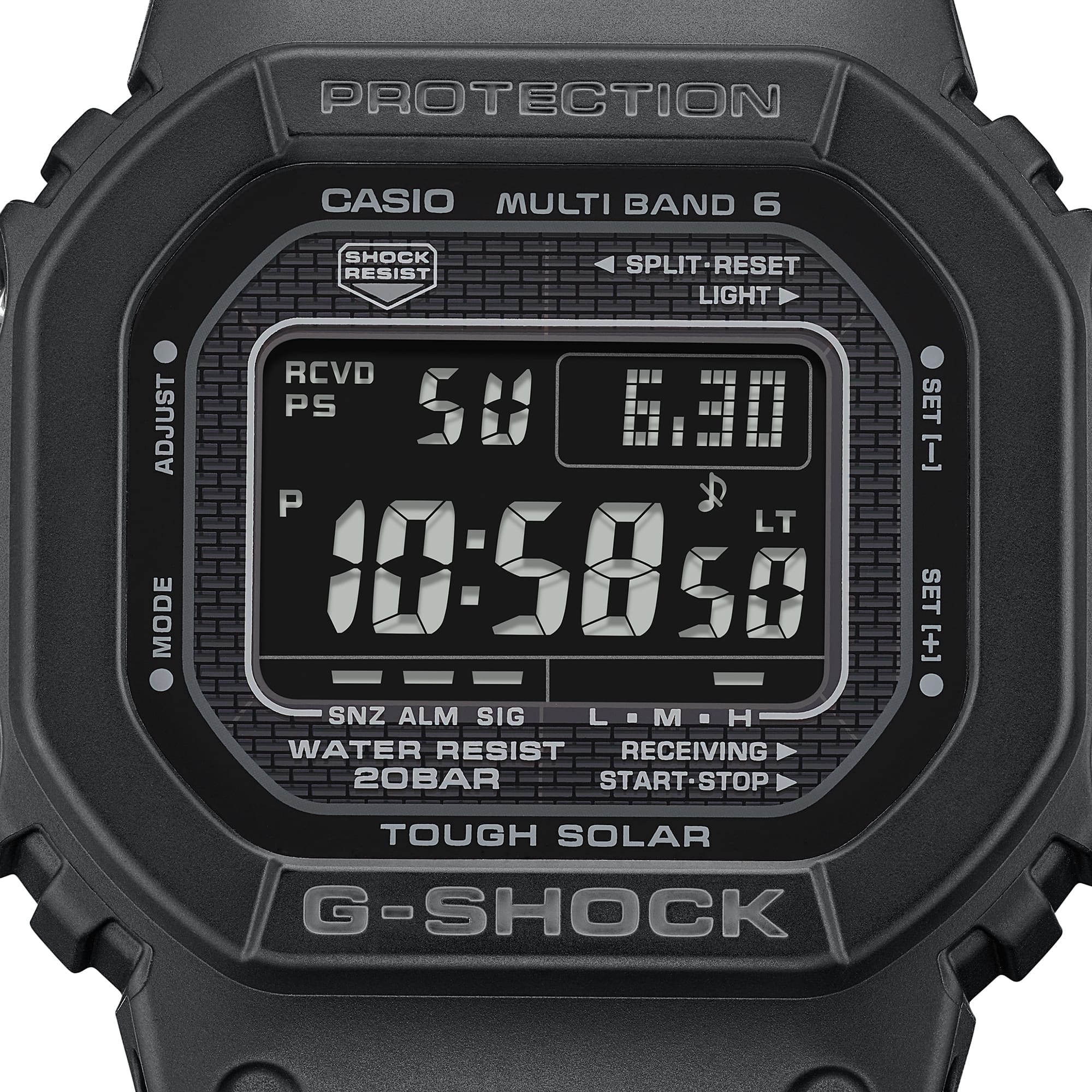 G-Shock Digital Solar Powered Black Resin Band Watch GD010-1A1