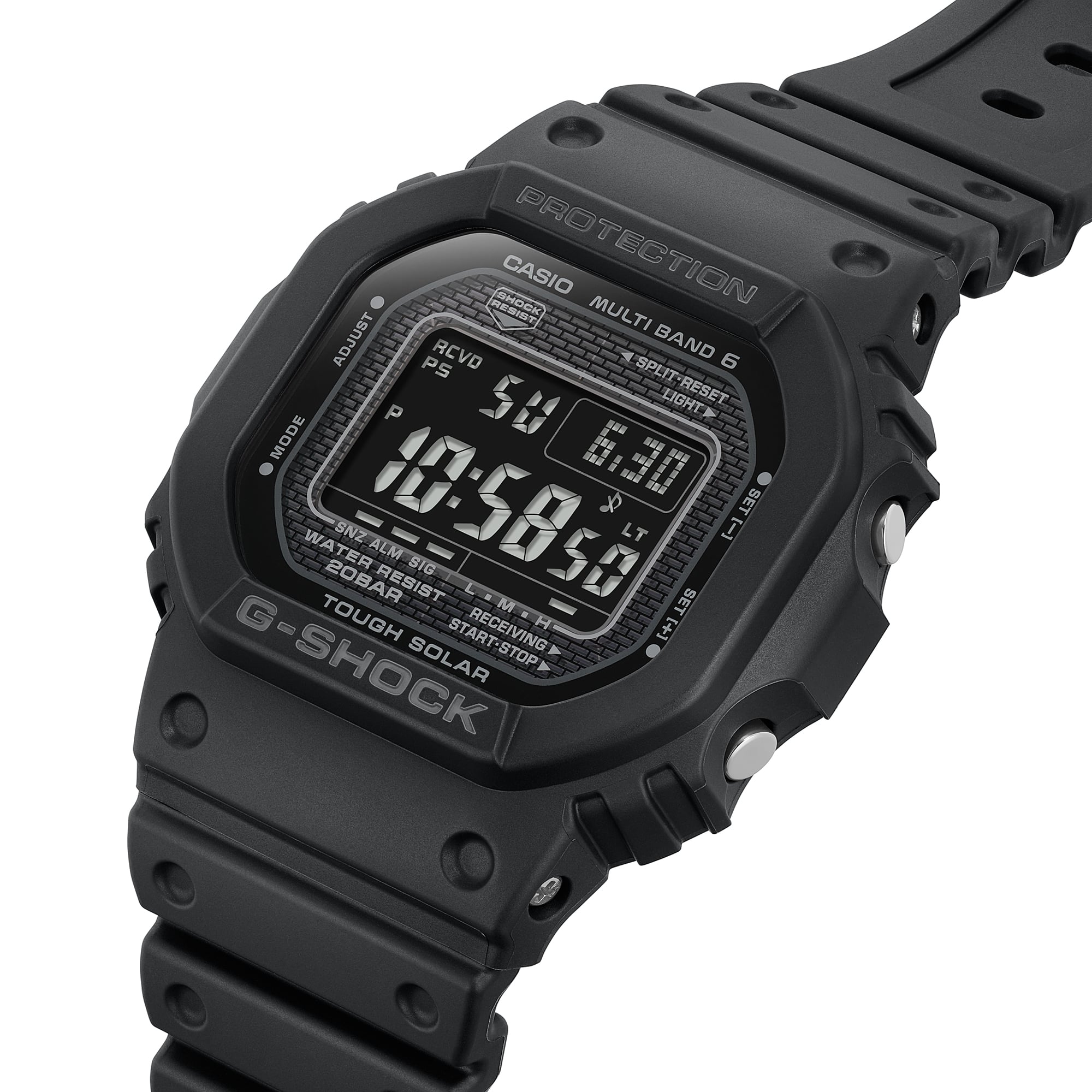 G-Shock Digital Solar Powered Black Resin Band Watch GD010-1A1
