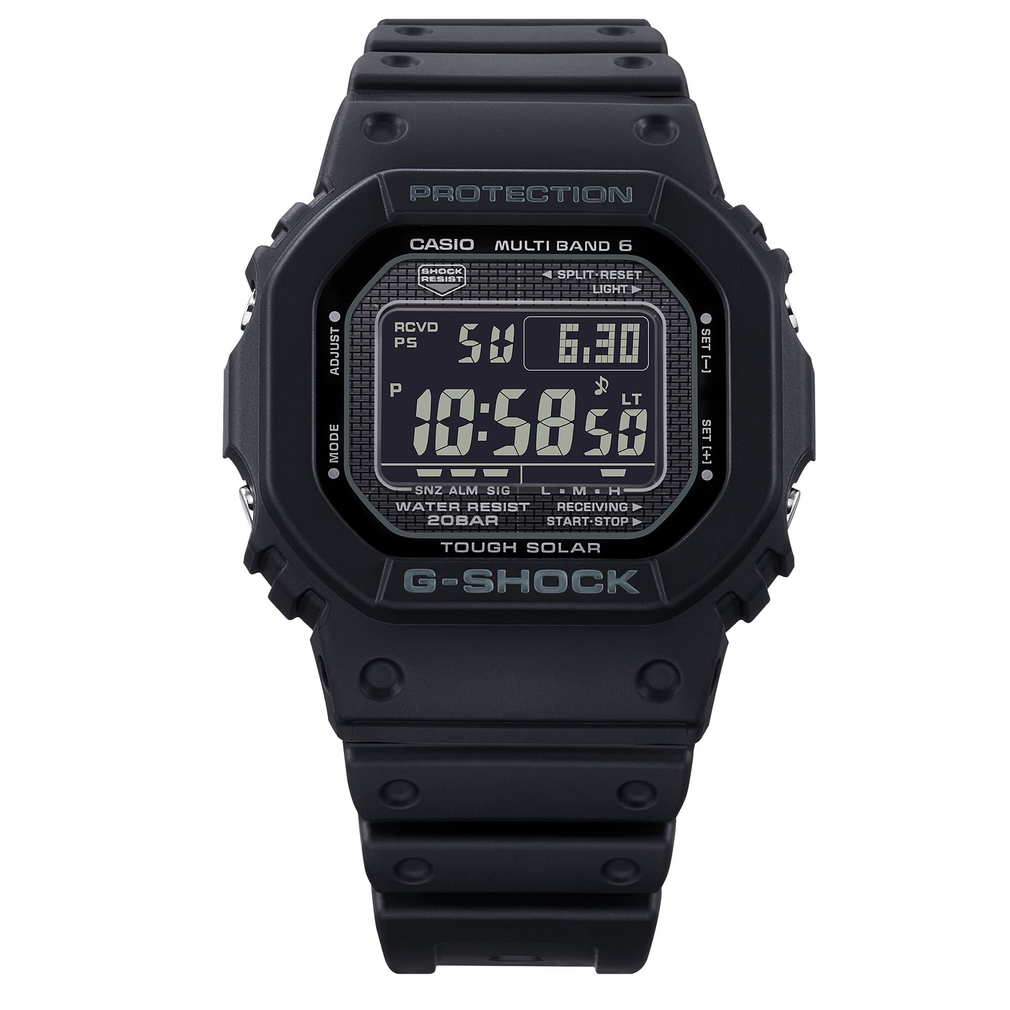 G-Shock Digital Solar Powered Black Resin Band Watch GD010-1A1