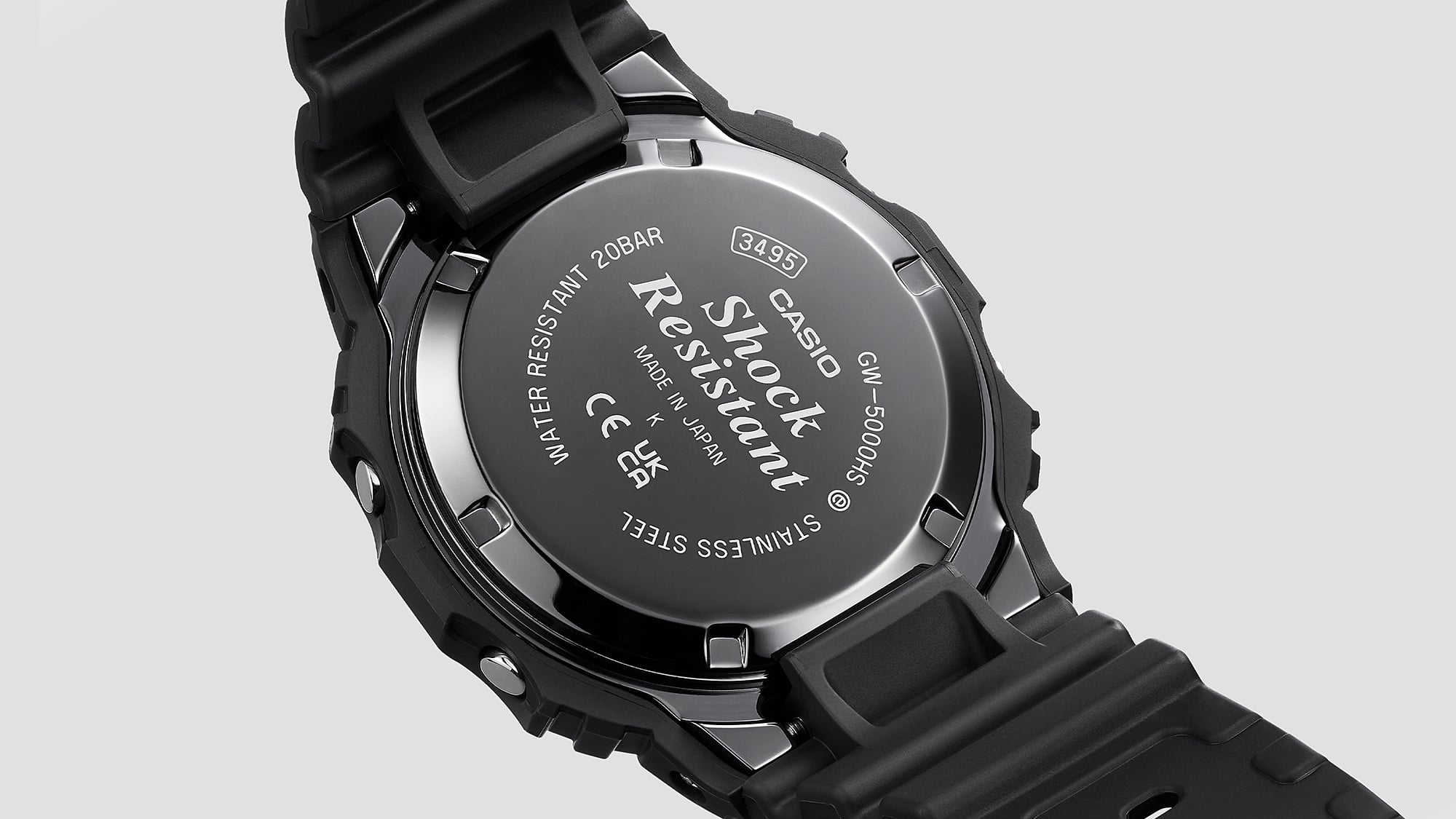 G-Shock Digital Solar Powered Black Resin Band Watch GD010-1A1