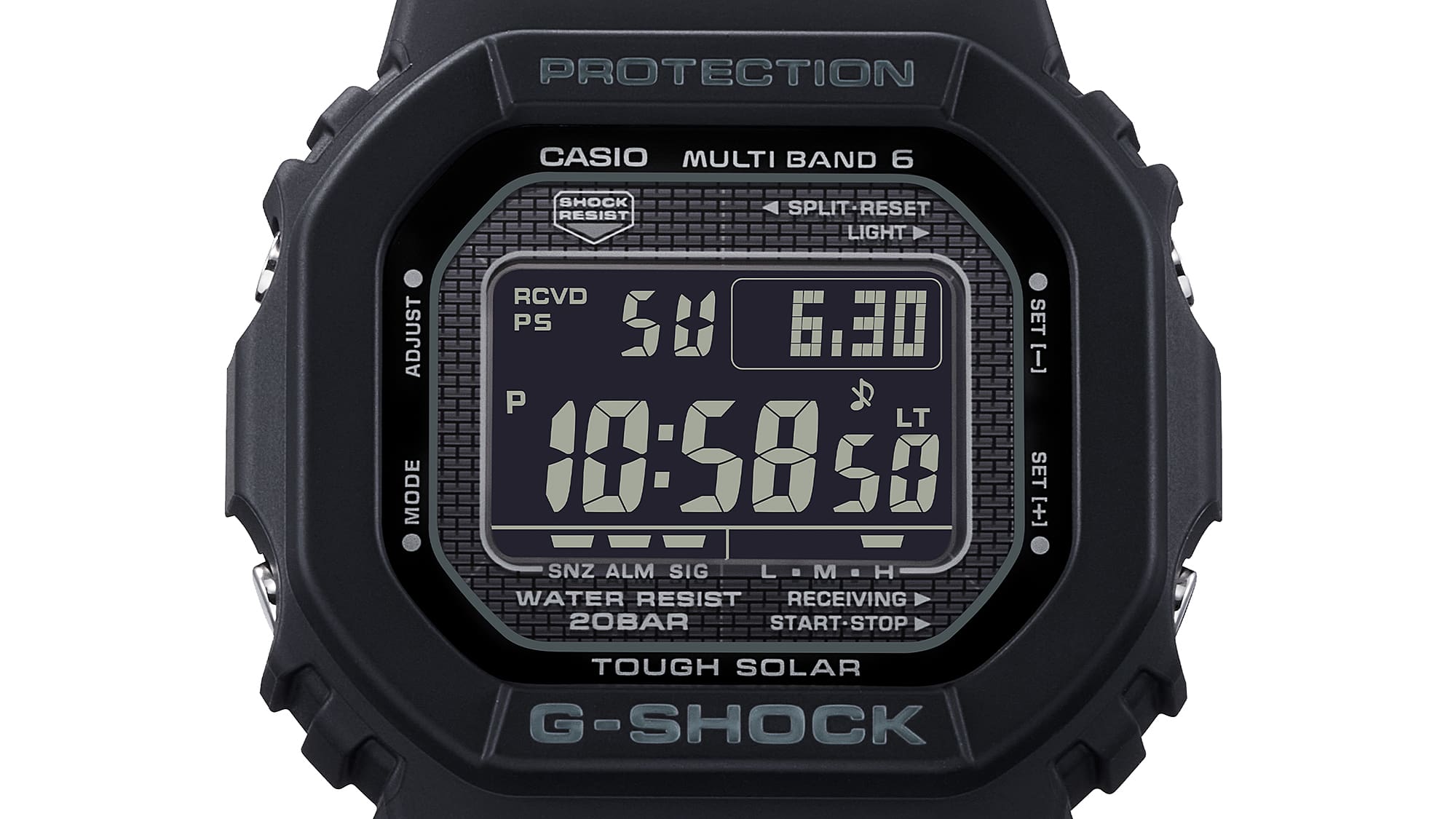 G-Shock Digital Solar Powered Black Resin Band Watch GD010-1A1