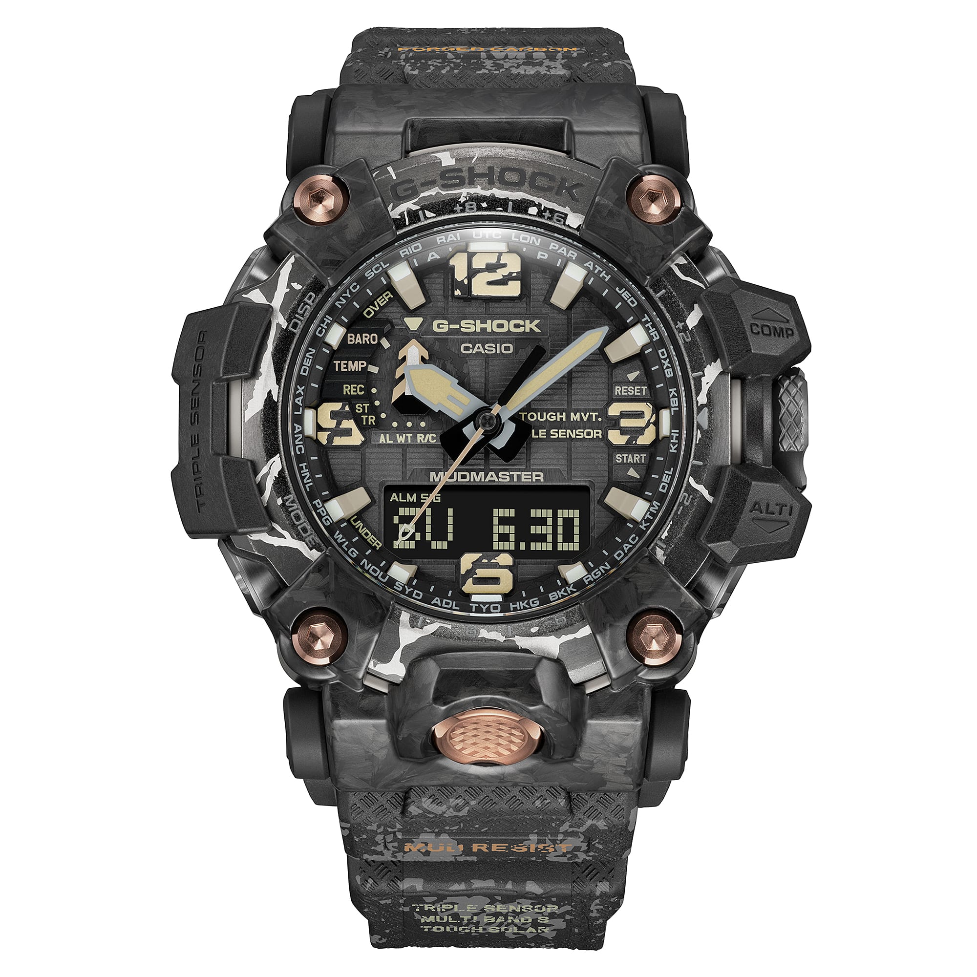 G-Shock Mater of G-Land Mudmaster Resin Band Watch GWG2000CR-1A
