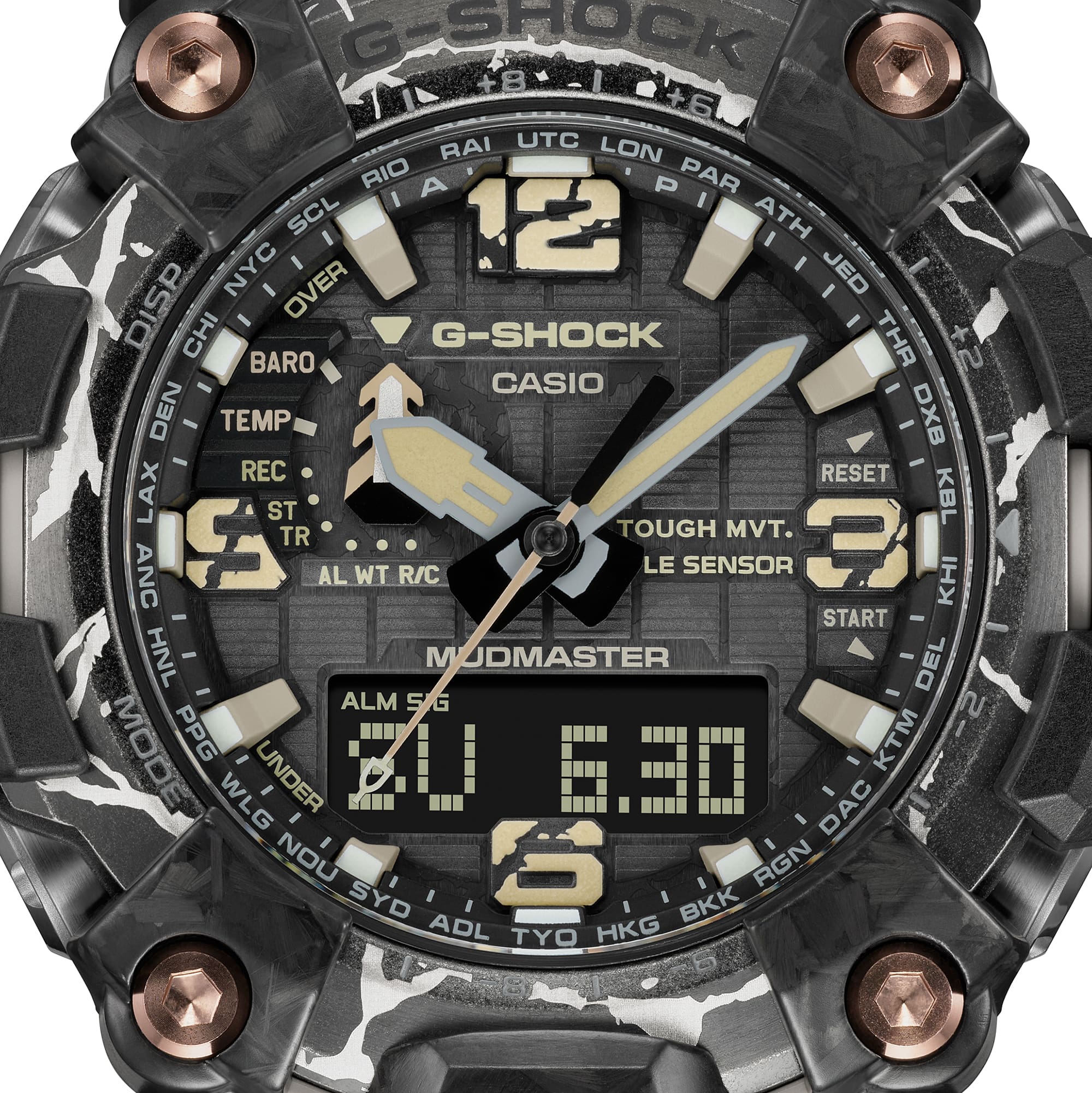 G-Shock Mater of G-Land Mudmaster Resin Band Watch GWG2000CR-1A