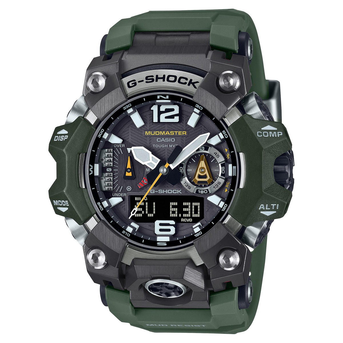 G-Shock Master of G-Land Mudmaster Red Dial Resin Band Watch GWGB1000-3A