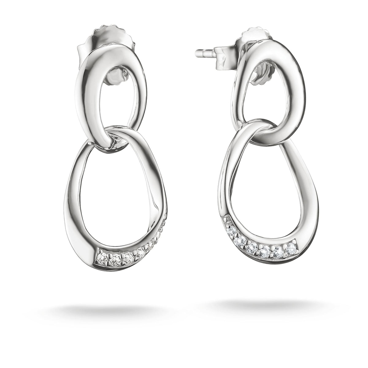 Thomas Sabo Earrings Together with zirconia TH2350