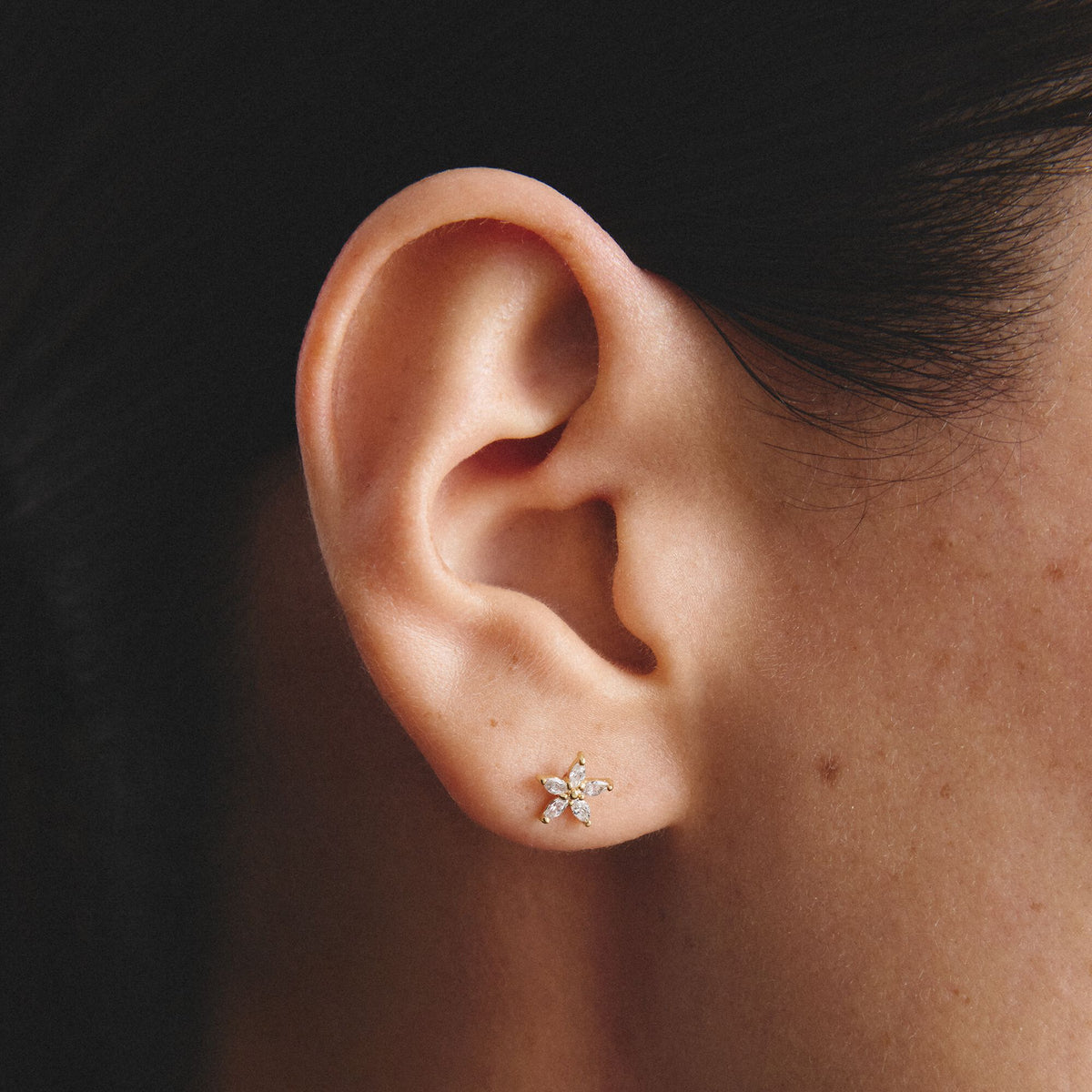 Thomas Sabo Stud earrings flower with zirconia TH2376MY TH2376MY view 3