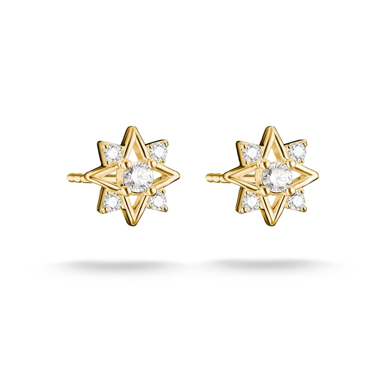 Thomas Sabo Stud earrings star with zirconia TH2380MY TH2380MY front packshot
