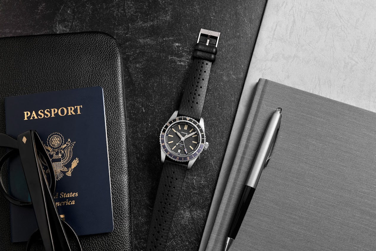 MAEN Hudson 38 GMT MKII Blue Dial Automatic Watch M1.3.5