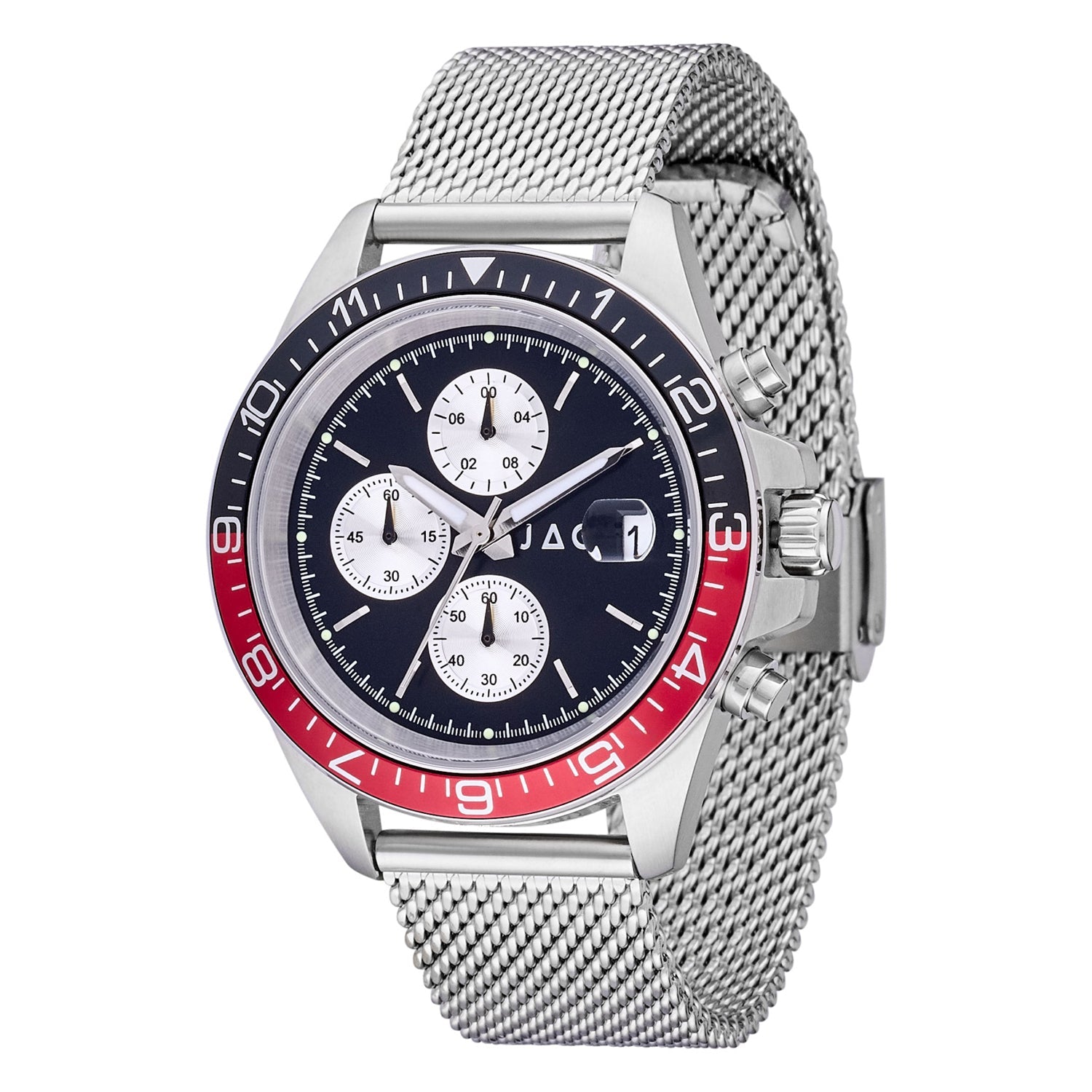 JAG Curl Curl Silver Stainless Steel 42mm Men’s Watch 2024