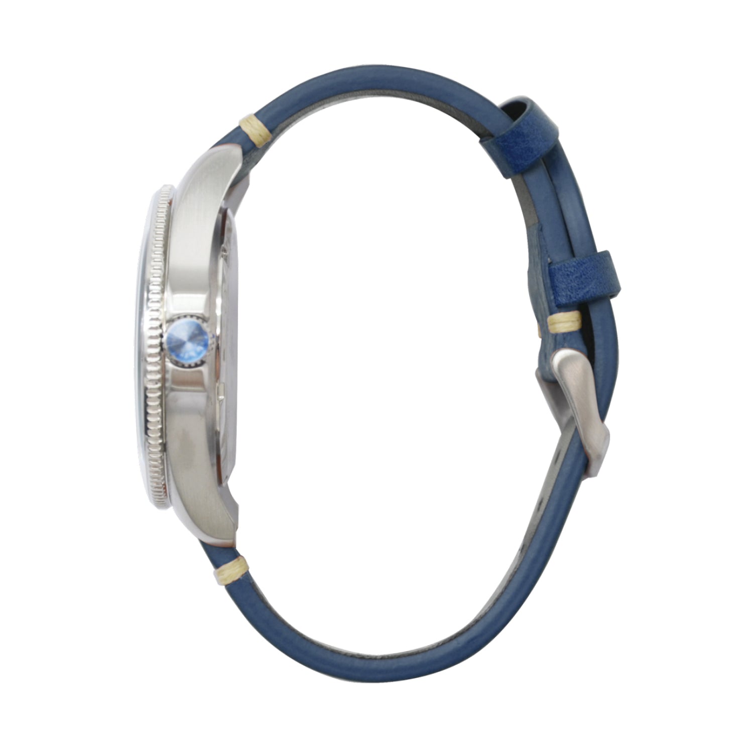 Jag Windsor Blue Stainless Steel 44mm Watch for Men Modern Style