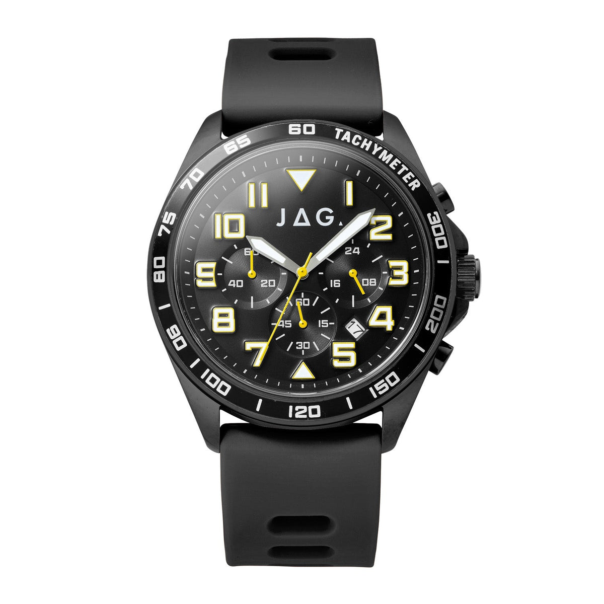 JAG Beachport Mens Black Dial 46mm Black Watch J3012
