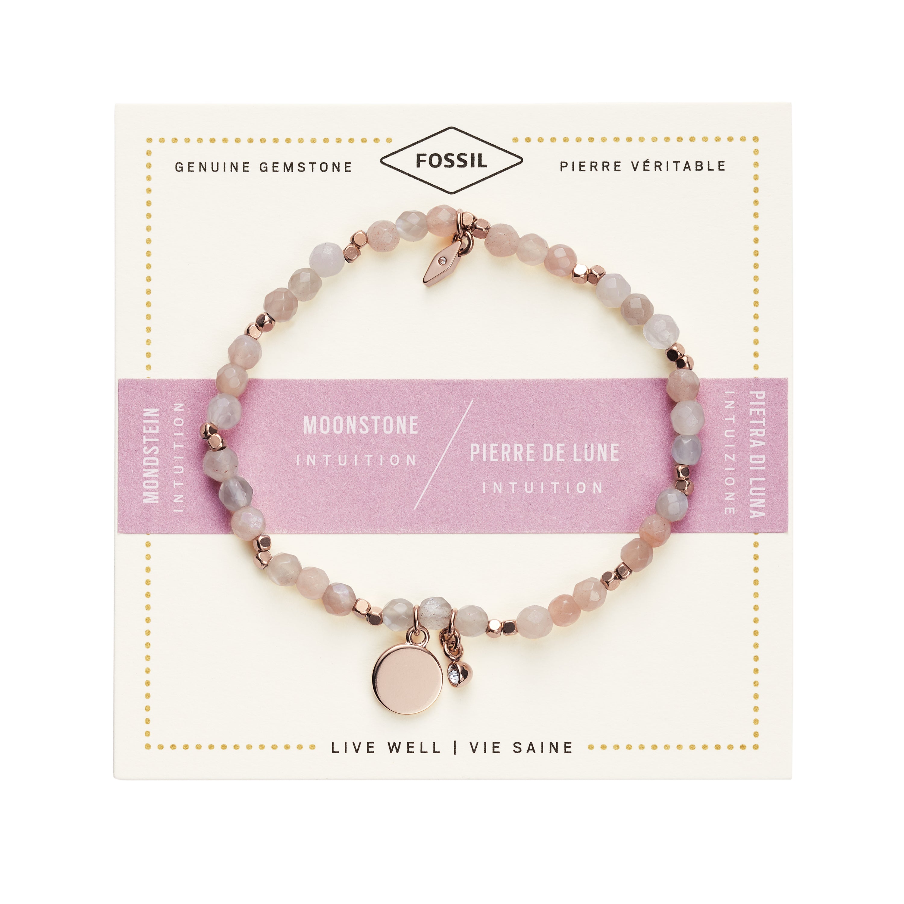 Fossil Wellness Nude Bracelet JA6945791