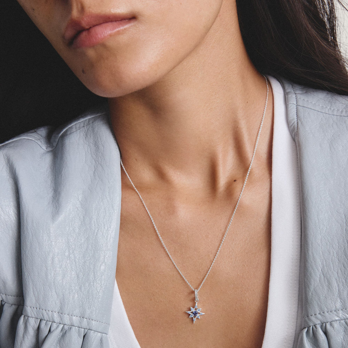 Thomas Sabo Necklace star with blue stones TKE2394BLU TKE2394BLU view 3