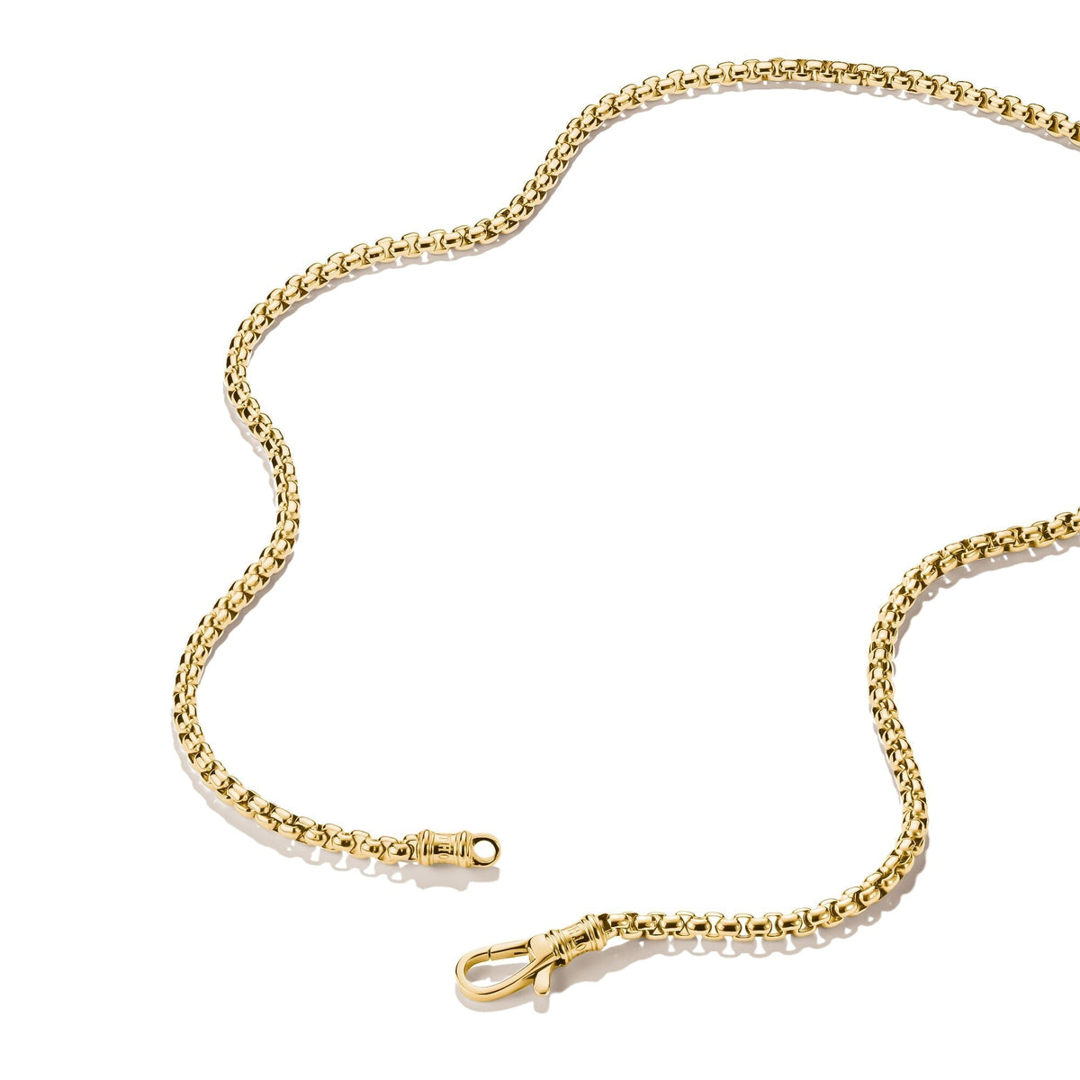 Thomas Sabo Gold-Tone Stainless Steel Box Chain Necklace 4mm TKE2399SY-53 view 2