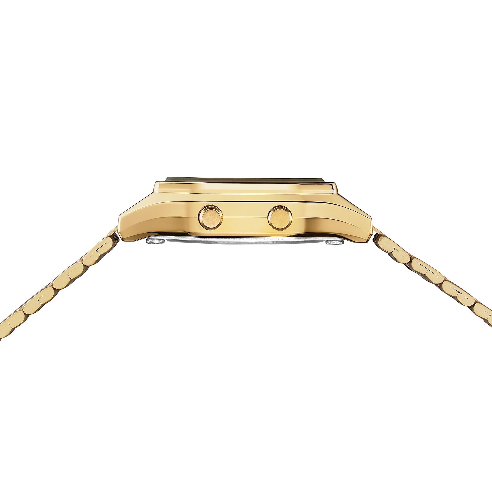 Casio Vintage Gold Dial Stainless Steel Watch LA680WGA-9D
