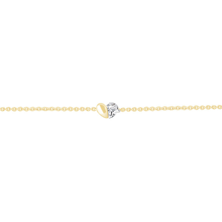 0.15ct Lab Grown Diamond Bracelet in 9K Yellow Gold