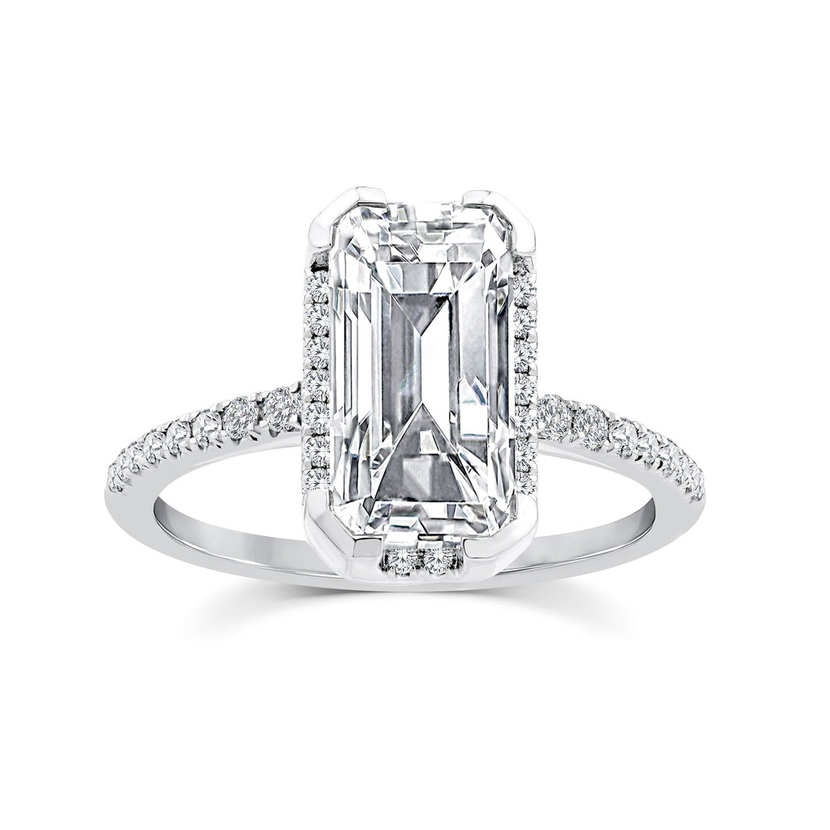 3.25ct Lab Grown Diamond Northern Ray Ring in Platinum