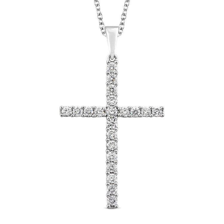 0.25ct Lab Grown Diamond Necklace in 9K White Gold