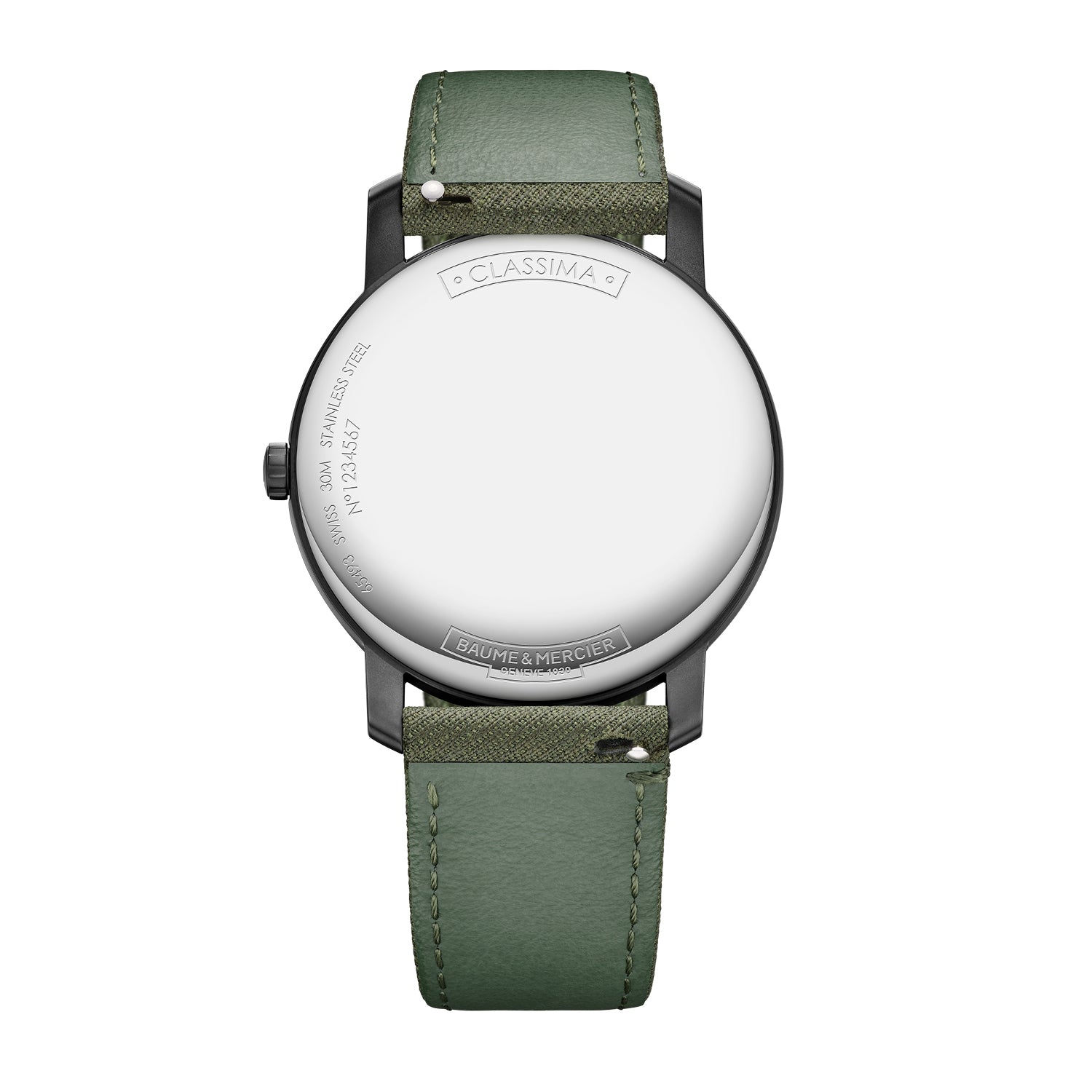 Baume and Mercier Classima Quartz Green Dial Mens Watch 42mm