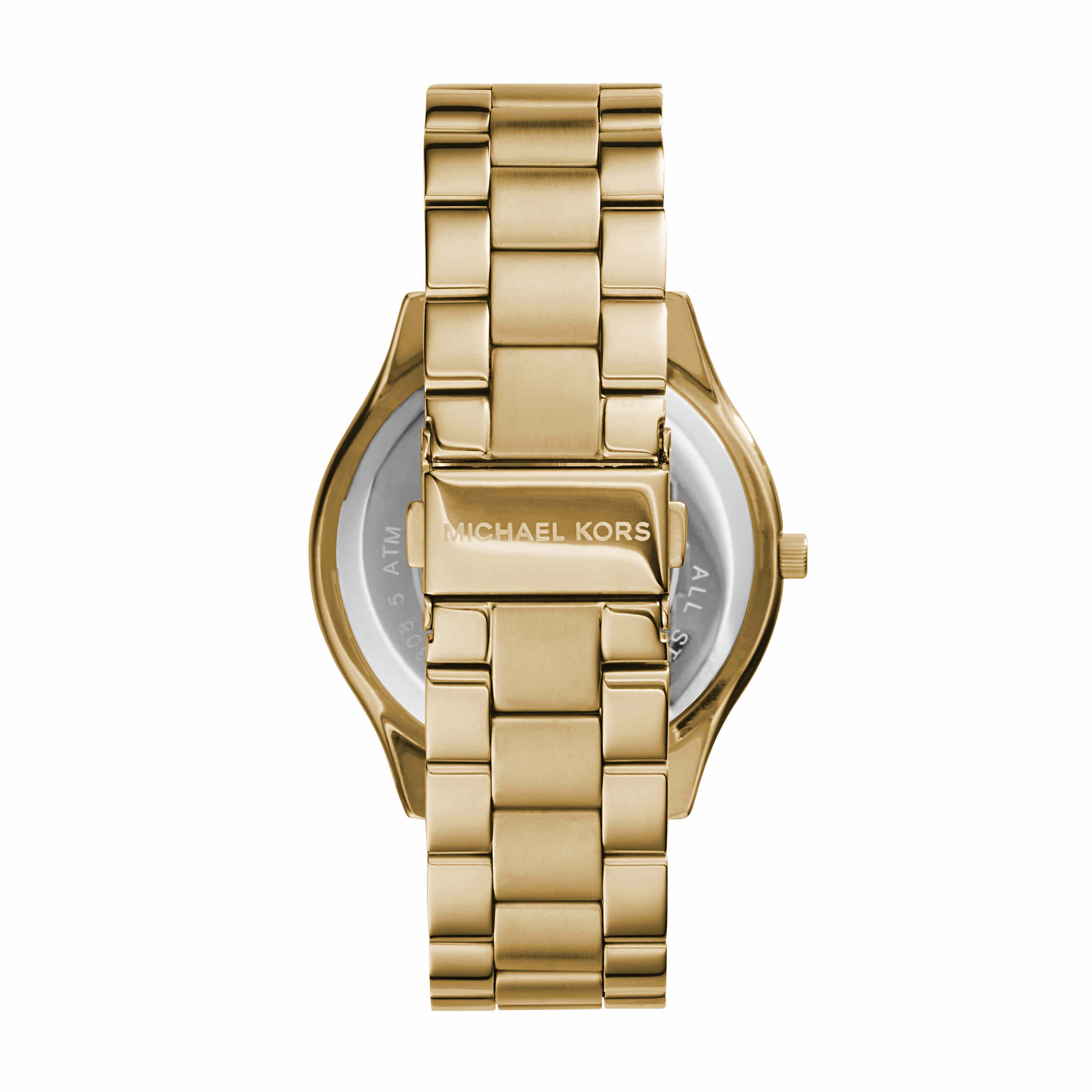 Michael Kors Slim Runway Gold Stainless Steel Watch MK3179