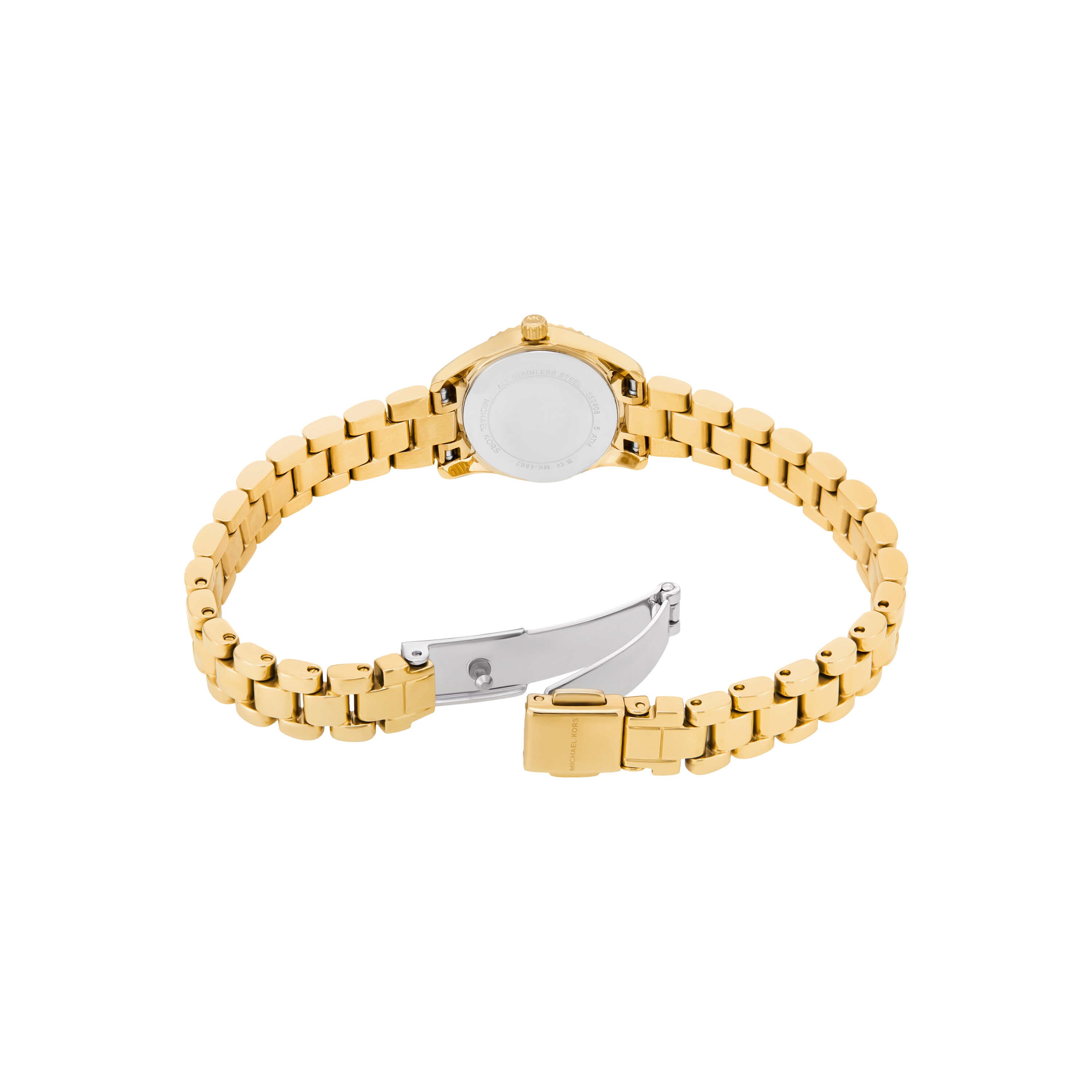 Michael Kors Lexington Pavé Gold-Tone Watch MK4862