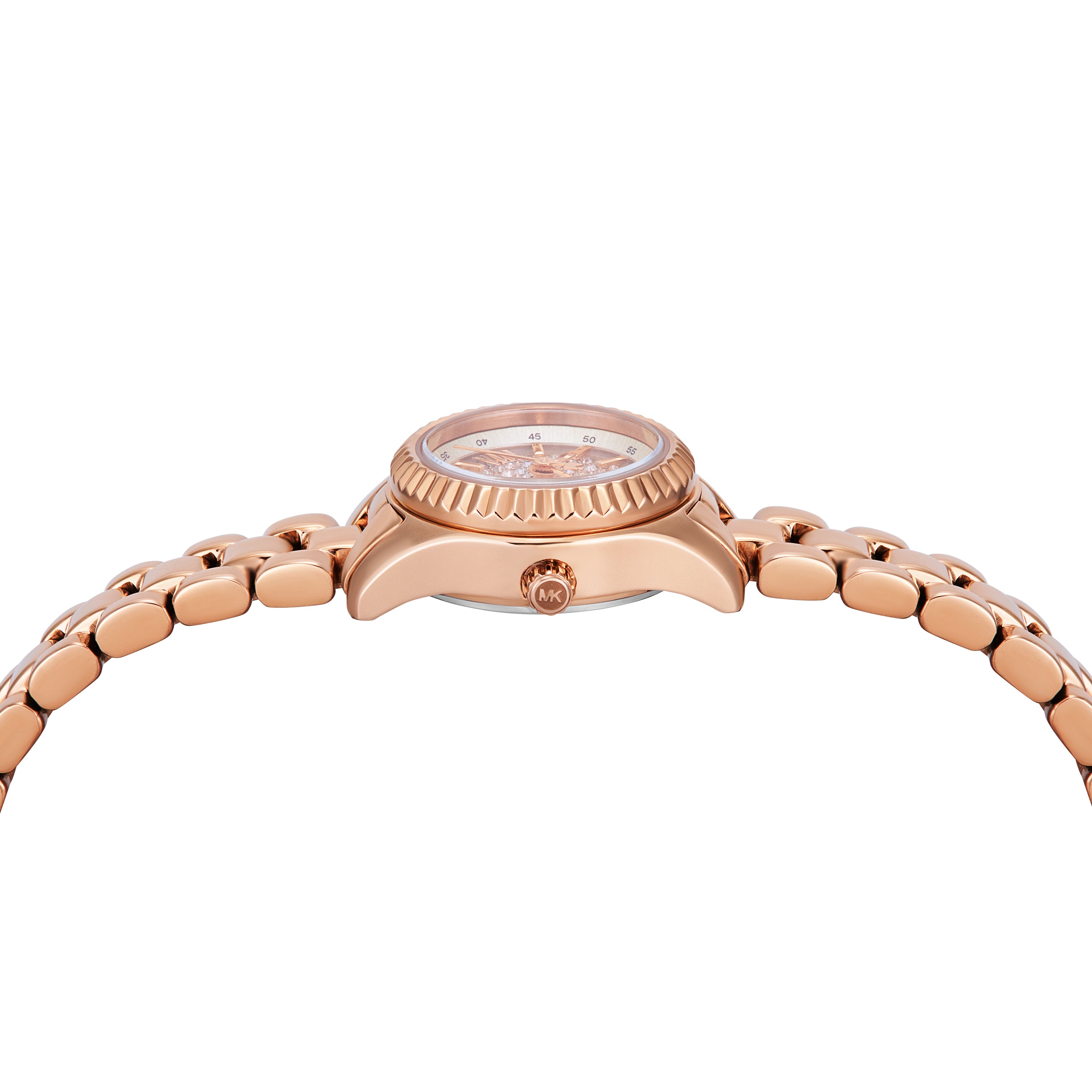 Michael Kors Petite Lexington Pavé Rose Gold-Tone Watch and Gift Set MK4946SET