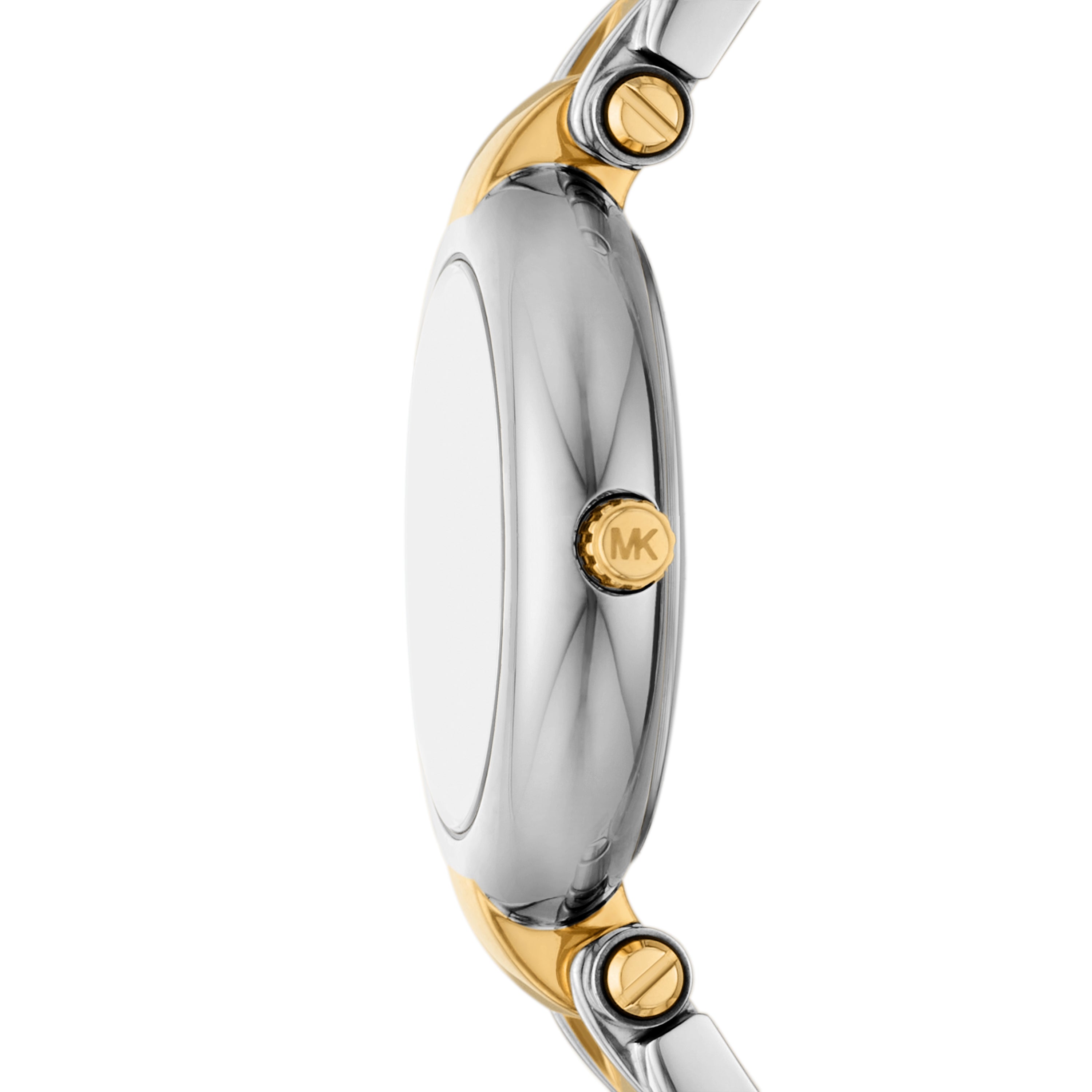 Michael Kors Laney Green Dial Two Tone Stainless Steel Watch MK4973SET