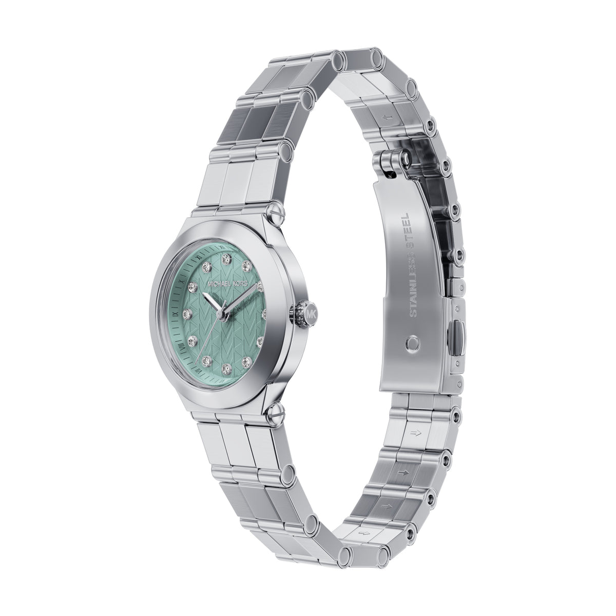 Michael Kors Petite Billie Mother of Pearl Dial Silver Stainless Steel Watch MK7569