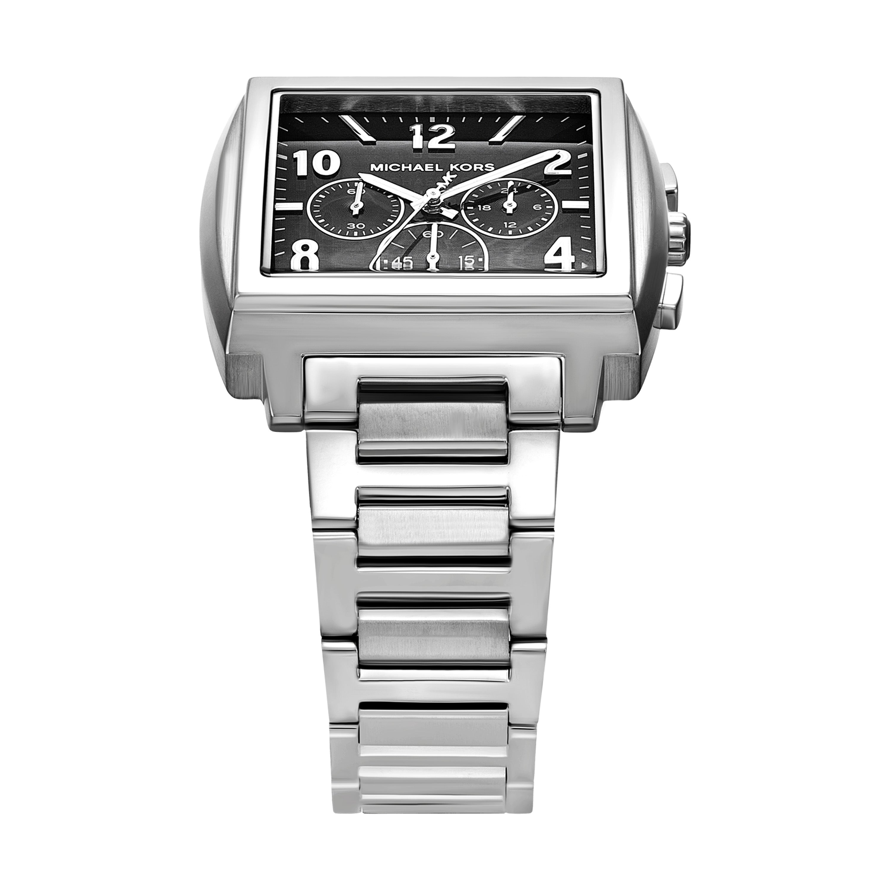 Michael Kors Rhys Black Dial Stainless Steel Watch MK9230