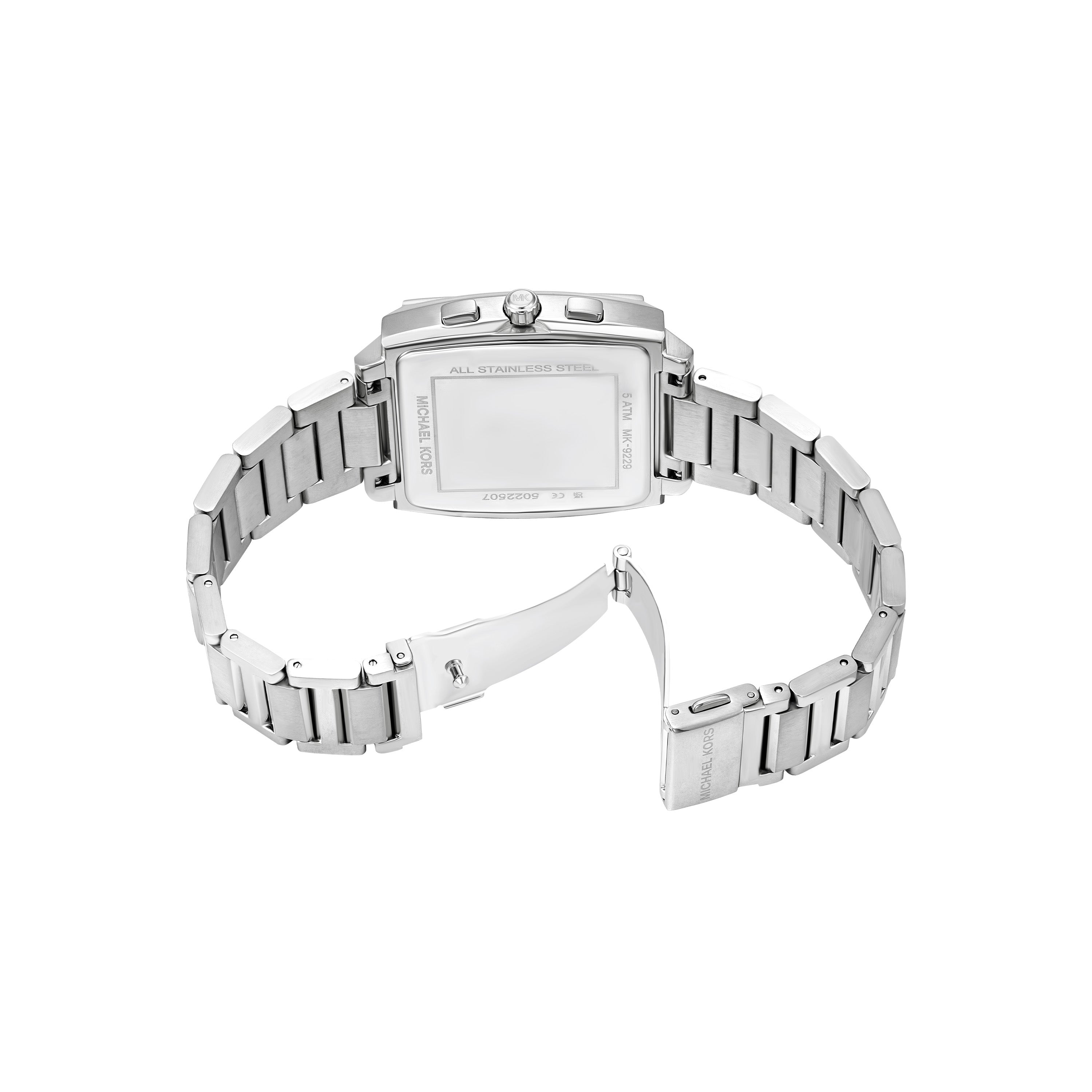 Michael Kors Rhys Black Dial Stainless Steel Watch MK9230