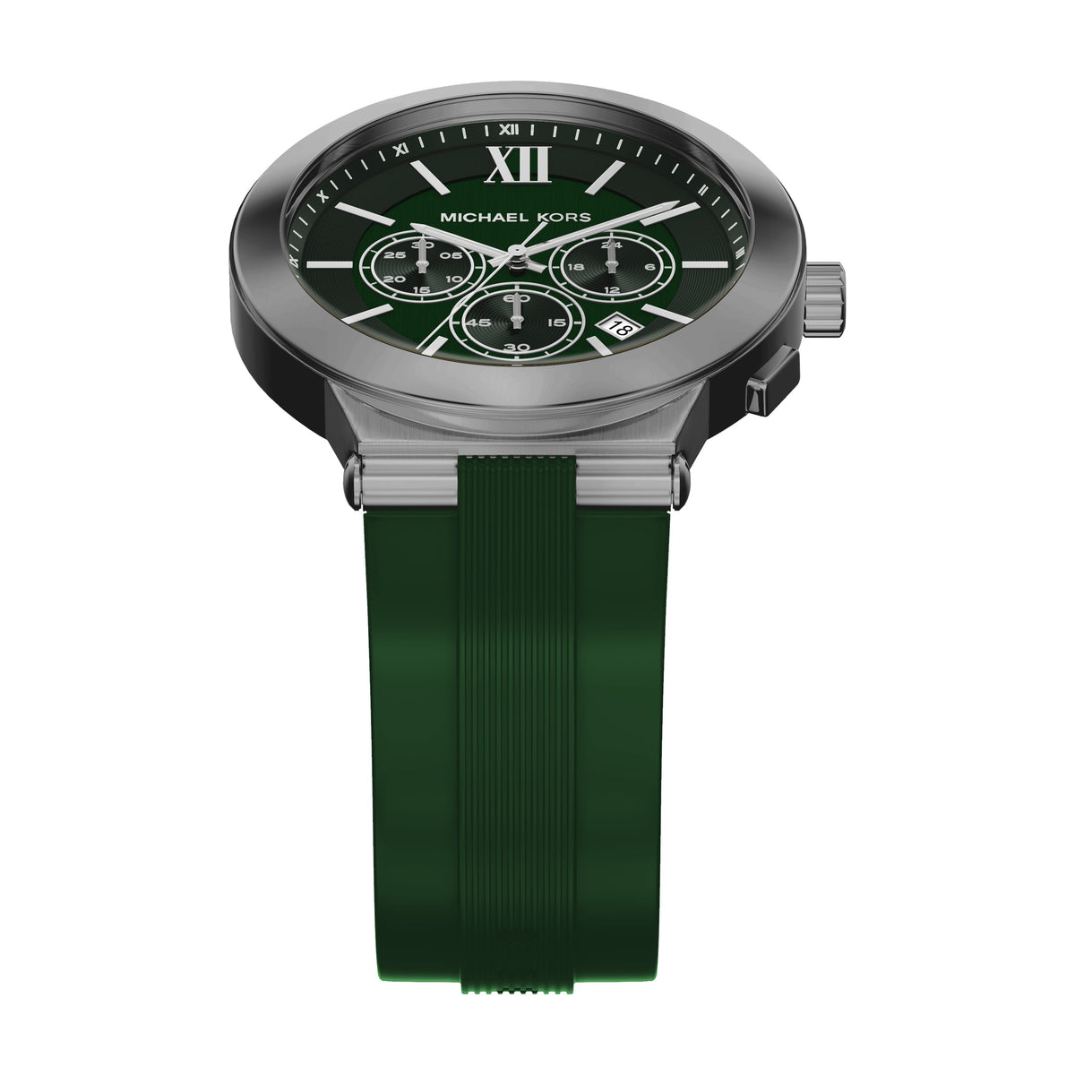 Michael Kors Oversized Billie Green Dial Green Silicone Watch MK9255