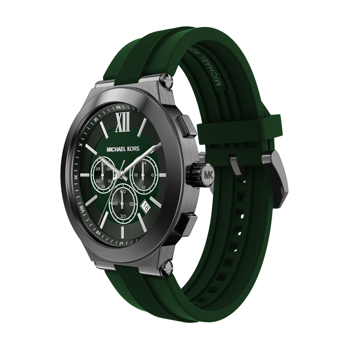 Michael Kors Oversized Billie Green Dial Green Silicone Watch MK9255