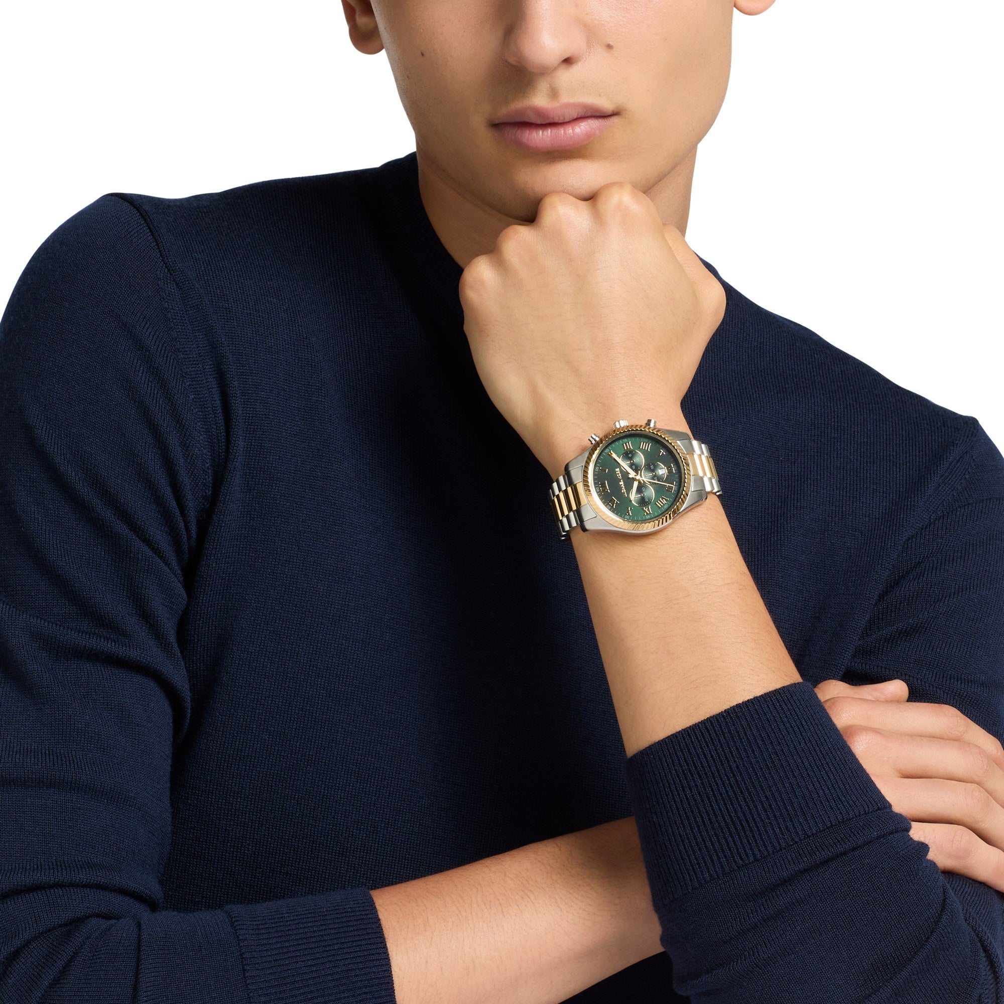 Michael Kors men's watch, green dial (view 7)