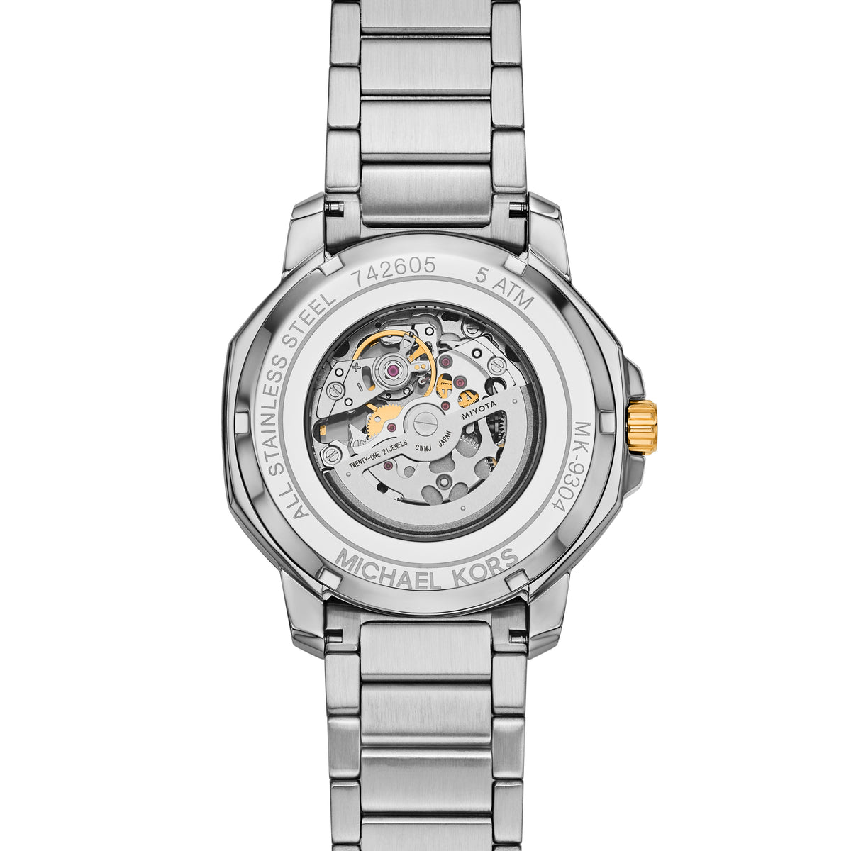 Michael Kors Prescott Automatic MK9304 angled view
