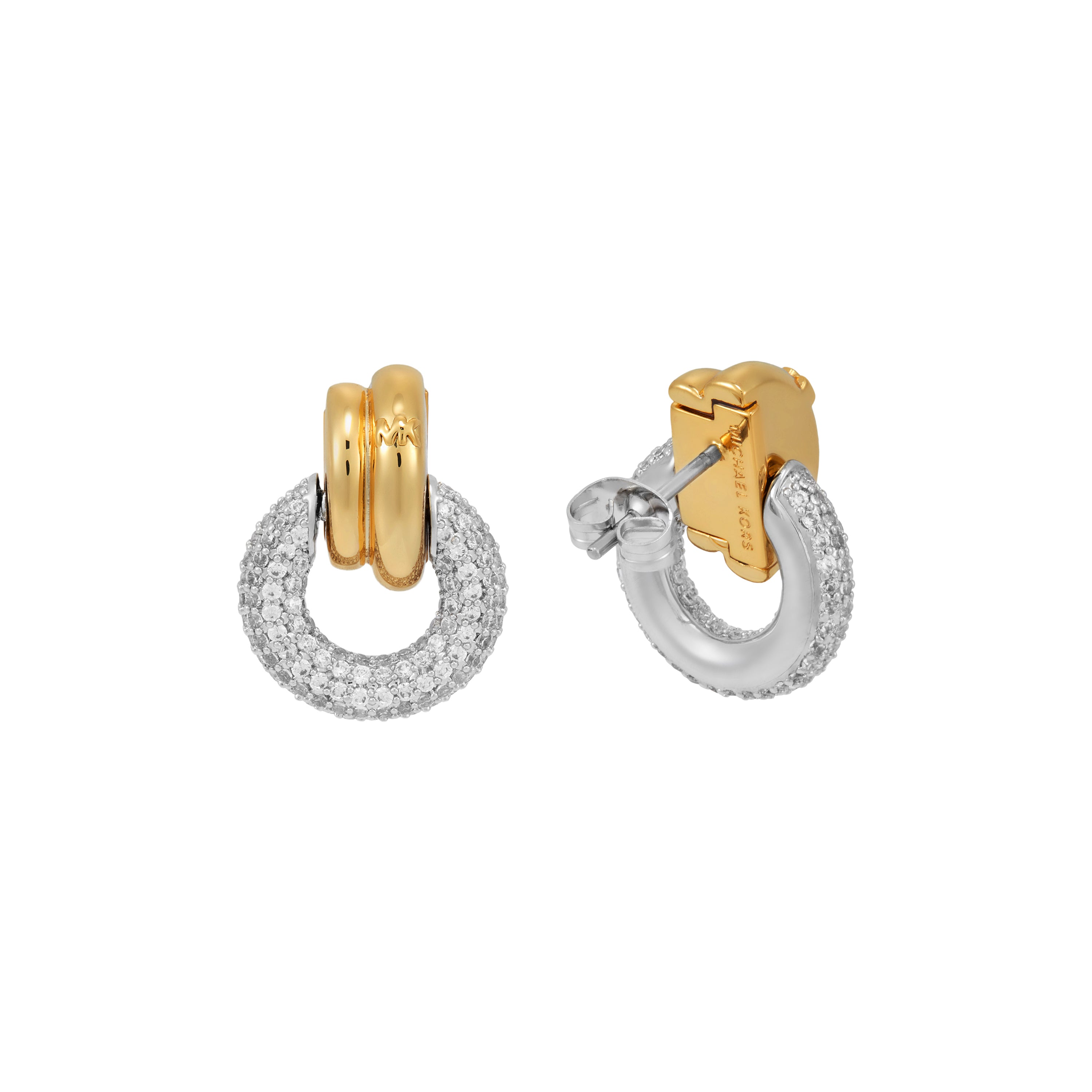 Michael Kors Premium Silver and Gold Earring MKJ8533931