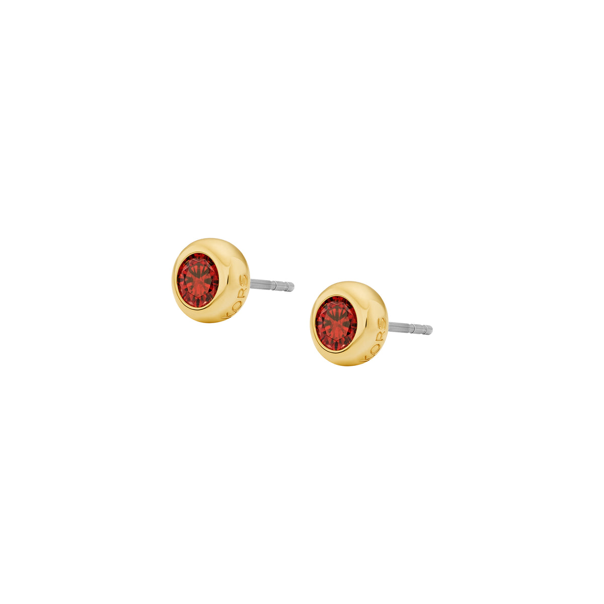 Michael Kors Solitaire Studs Gold MKJ8694710 angled view