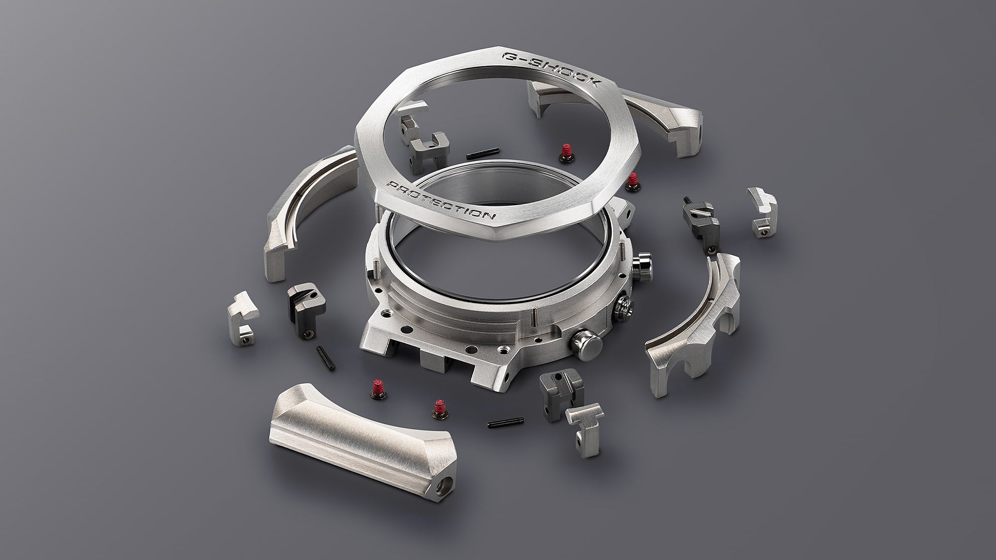 G-Shock MR-G Black Dial Silver Stainless Steel Watch MRGB2100D-1A