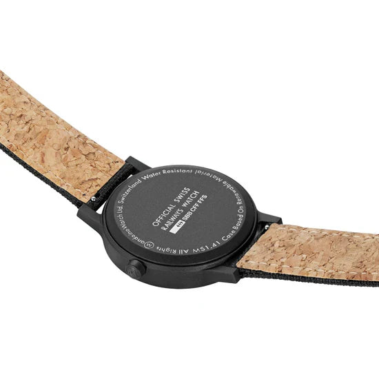 Mondaine Essence Solar Black 41mm Watch MS1.41910.LB