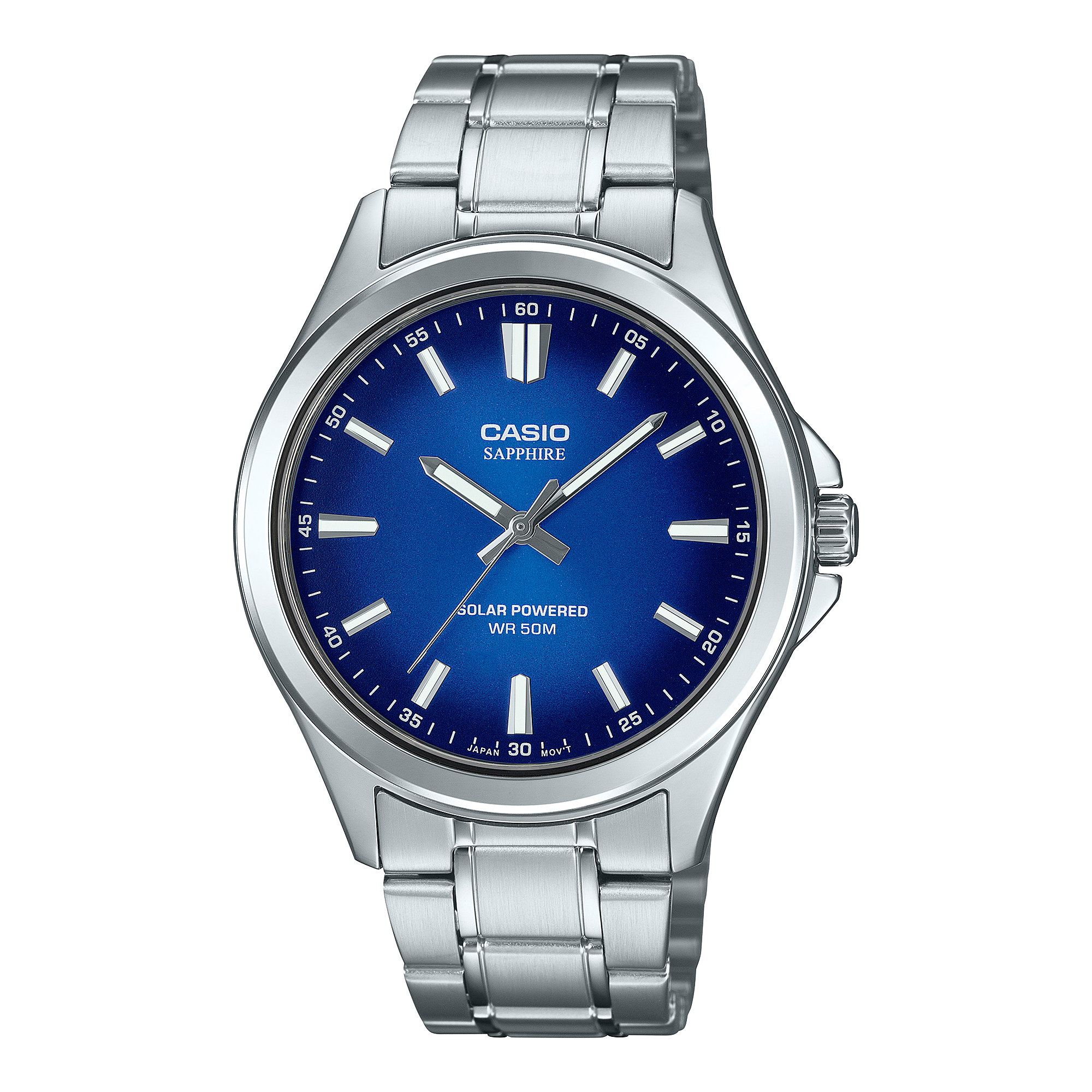 Casio Standard Stainless Steel Blue Dial Watch MTSRS100D-2A