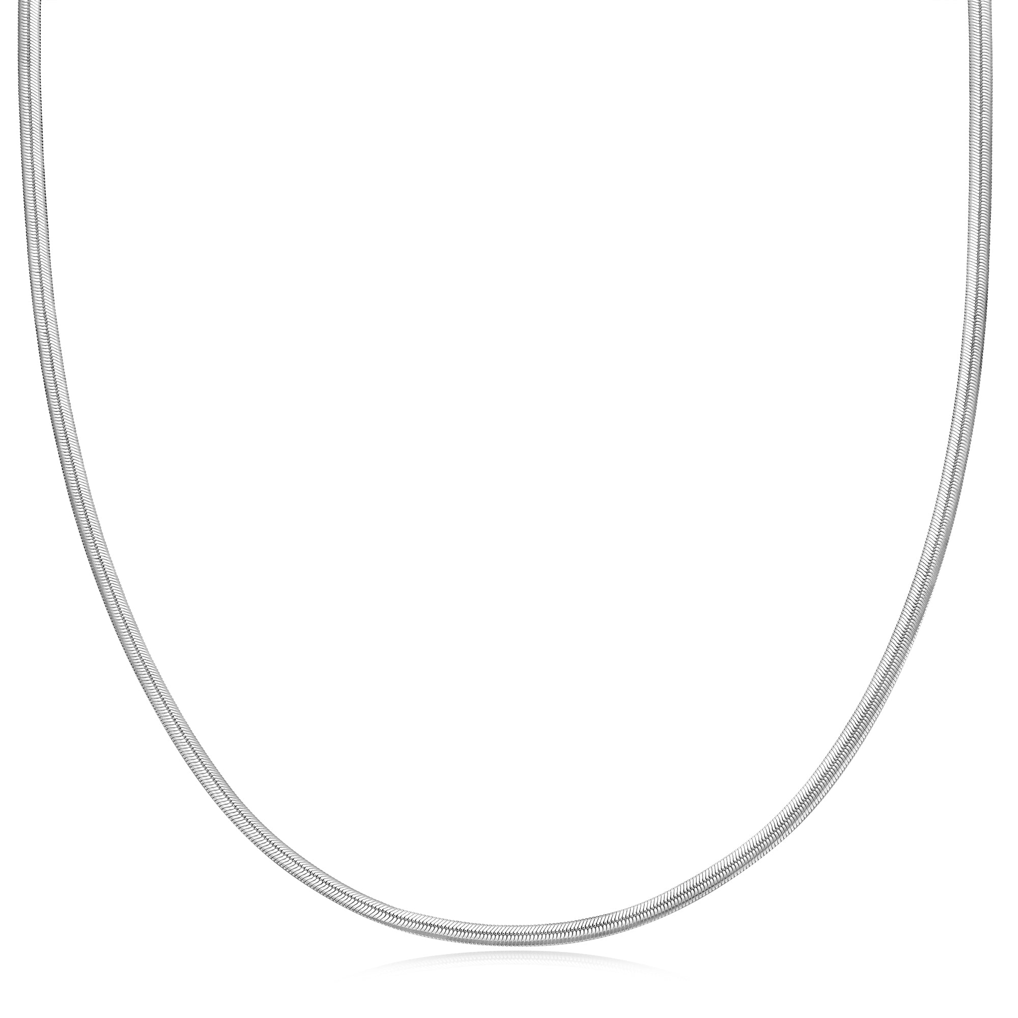 Ania Haie Silver Snake Chain Necklace Modern Trendy Statement Piece
